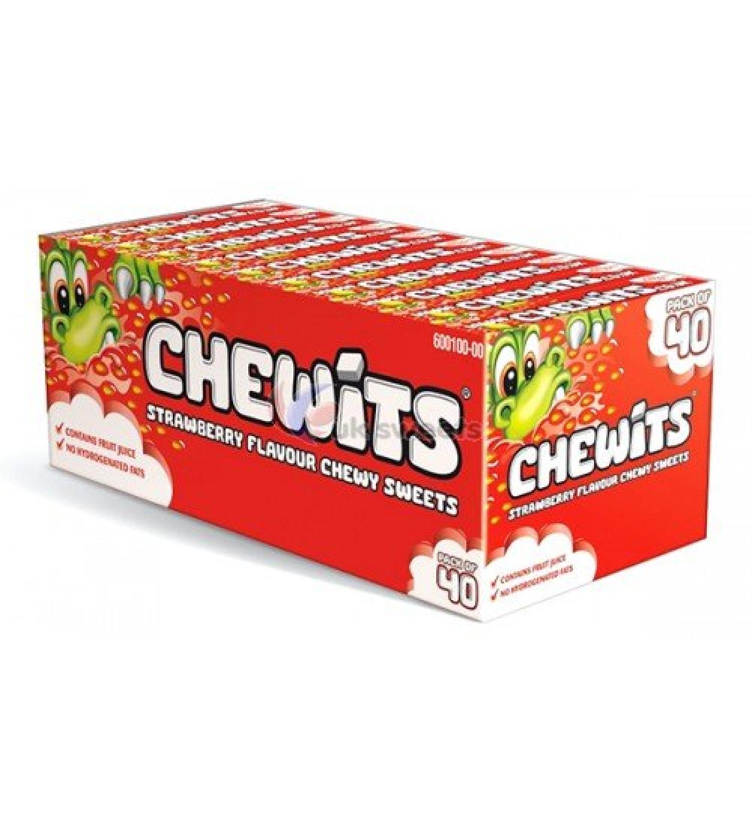 Strawberry Chewits - Pack of 40x - Buy Online on GoSupps.com