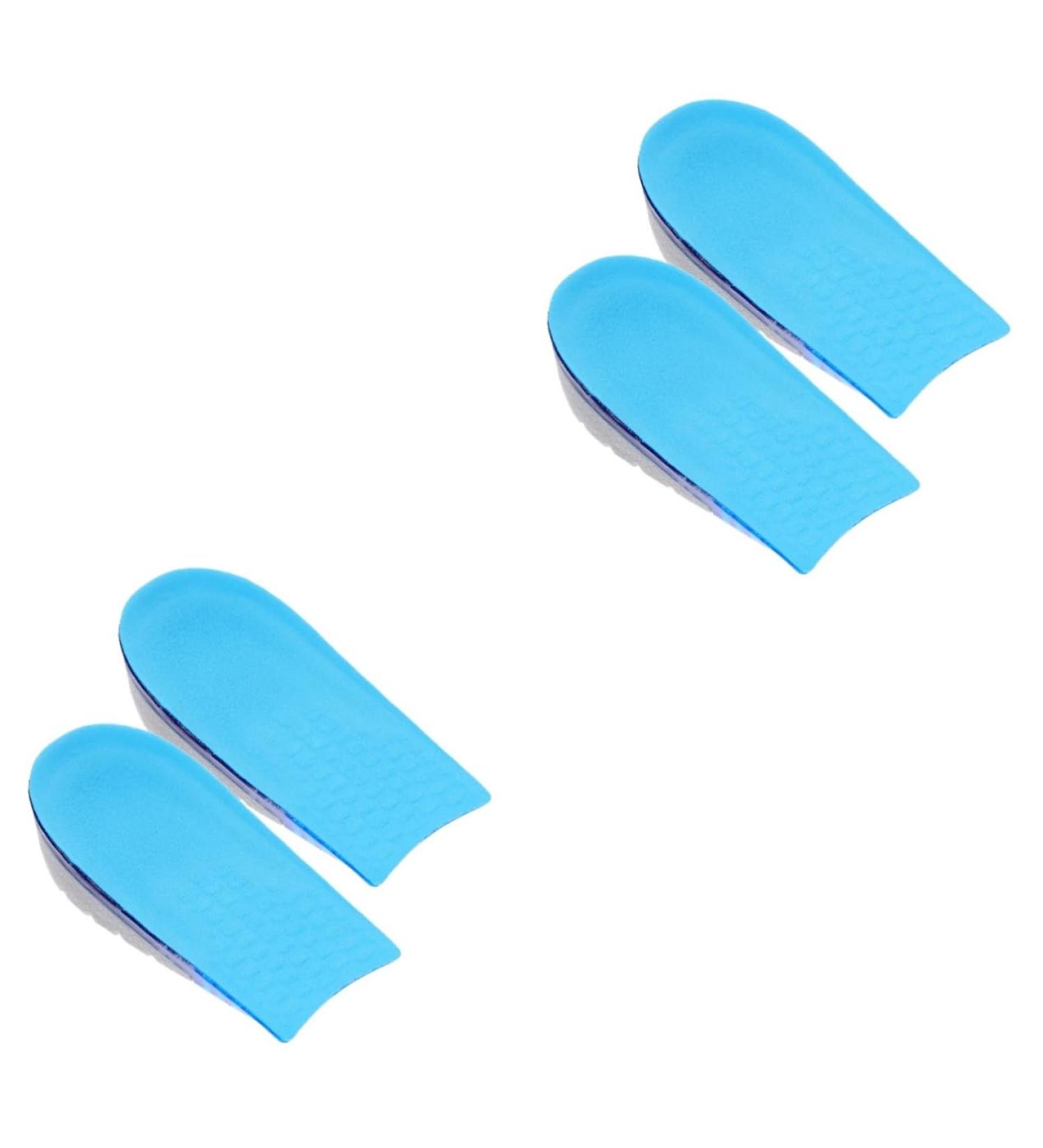 FOMIYES Shock Absorbing Insoles - 2 Pairs Invisible Height Increase Heel Pads for Men - Soft Cushion Support for Comfort & Height - Buy Online on GoSupps.com