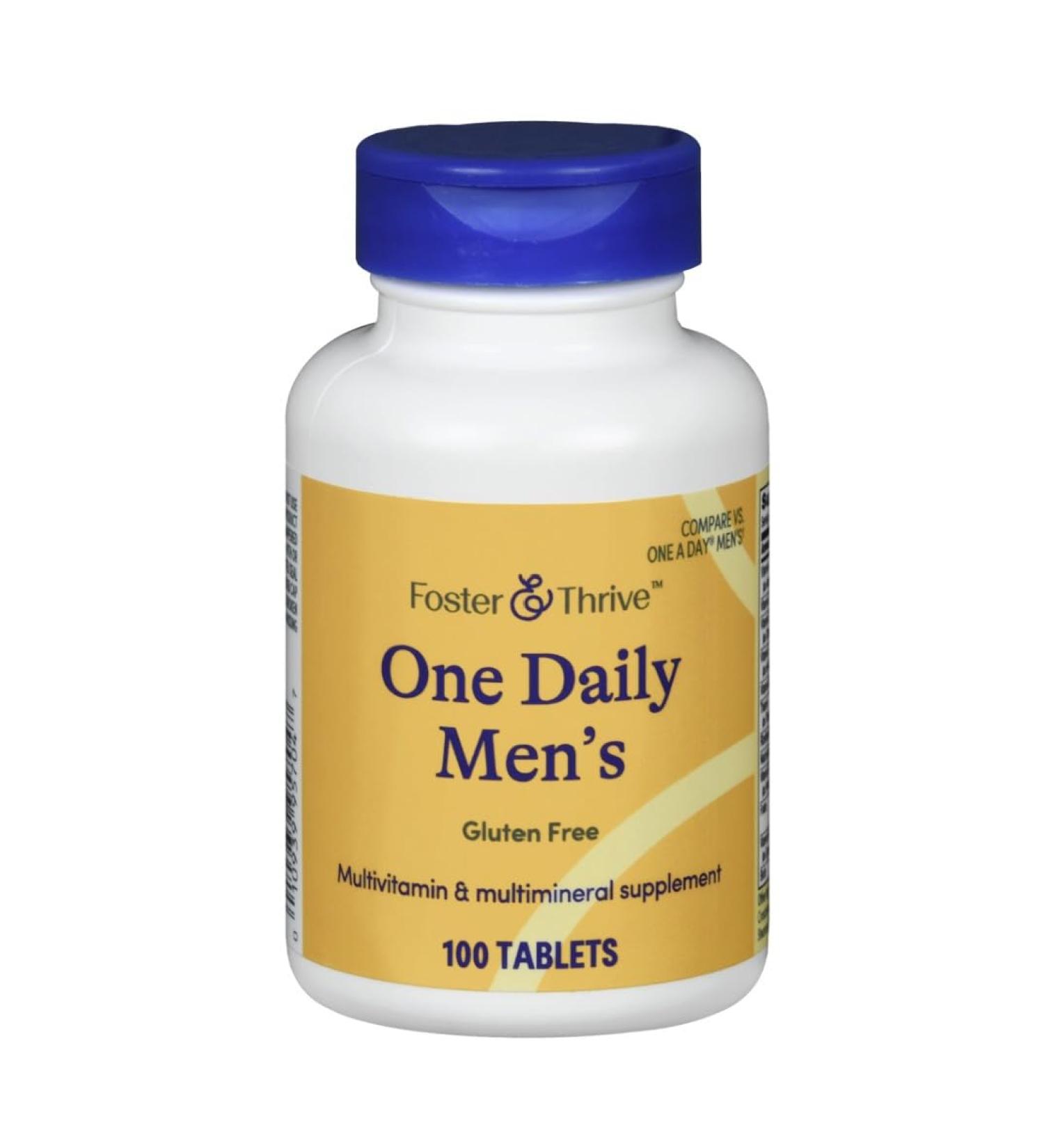 Foster & Thrive One Daily Men's Multivitamin Tablets 100 Count - Buy Online on GoSupps.com