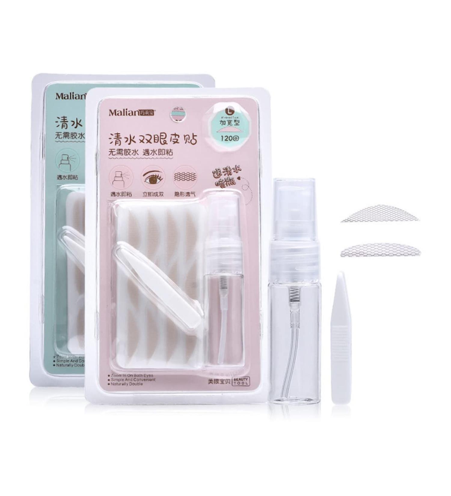 DOITOOL 1 Pack Double-fold Eyelids for Women Lace Double Eyelid Sticker Mesh Clear Water 9*2cm As Shown - Buy Online on GoSupps.com