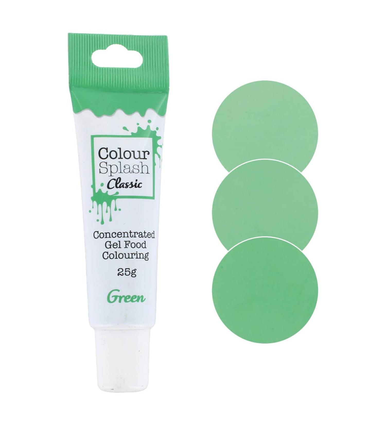 Color Splash Green Food Coloring Gel - 25g Squeezy Tube for Bright, Eye-Catching Creations - Buy Online on GoSupps.com
