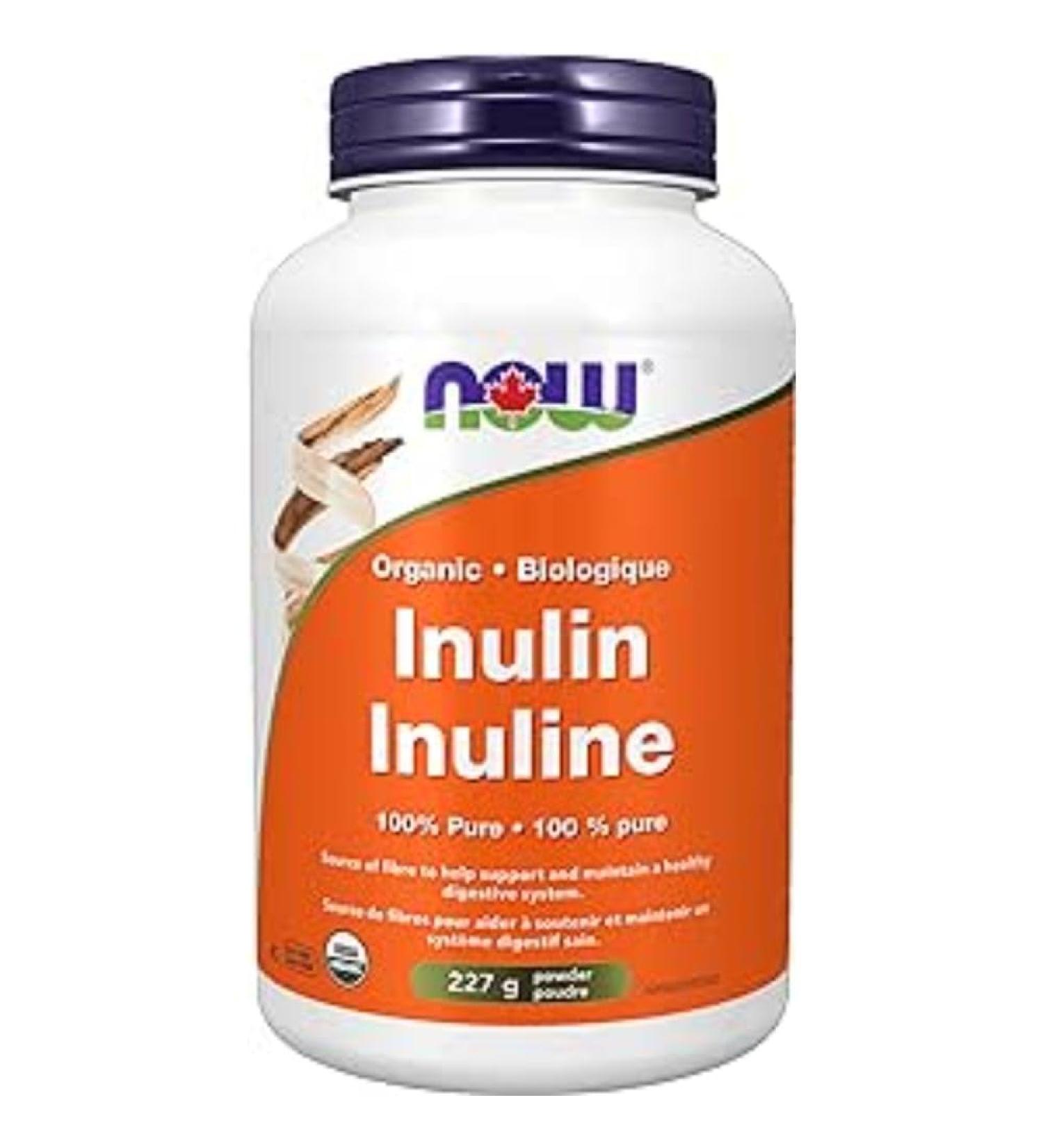 Now Foods Organic Inulin 100% Pure Pwd 227g - Buy Online on GoSupps.com
