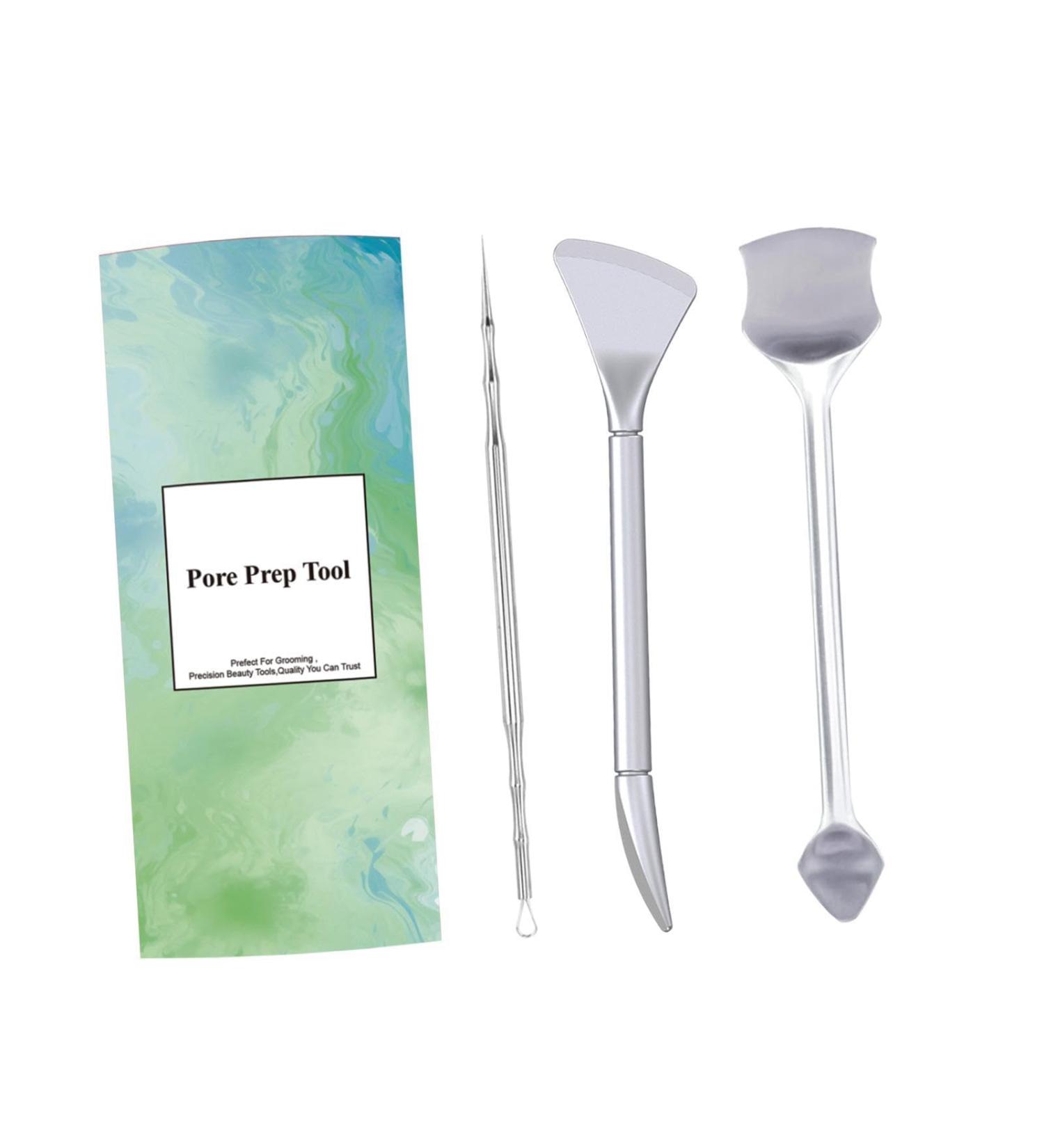 MERIGLARE Pore Prep Tool Comedone Extractor Tool Blackhead Removers Facial Pore Cleaner for Whitehead Popping - Buy Online on GoSupps.com