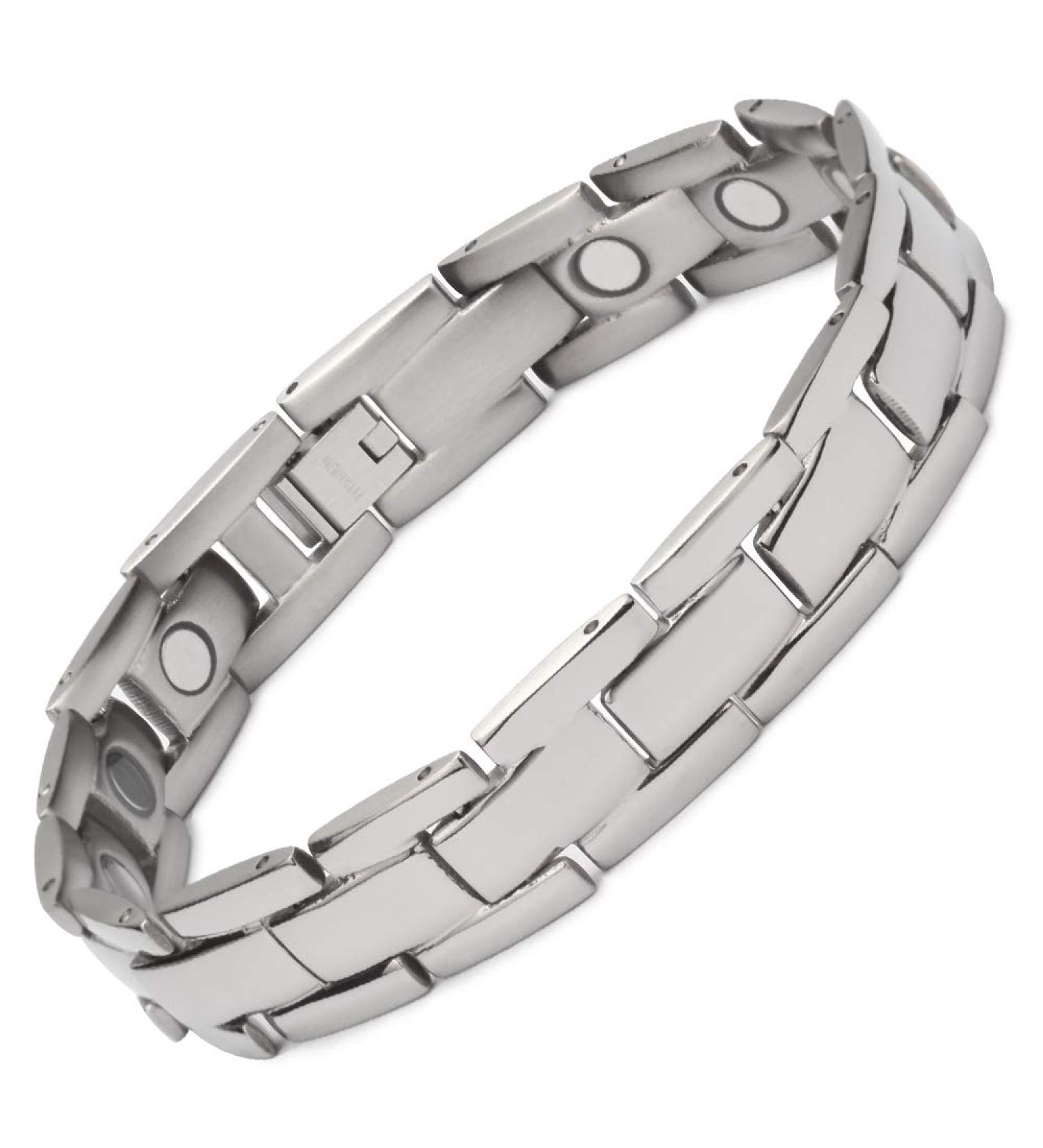 EnerMagiX Titanium Magnetic Bracelets - Power Magnetic Energy for Men & Women | International Shipping Available - Buy Online on GoSupps.com
