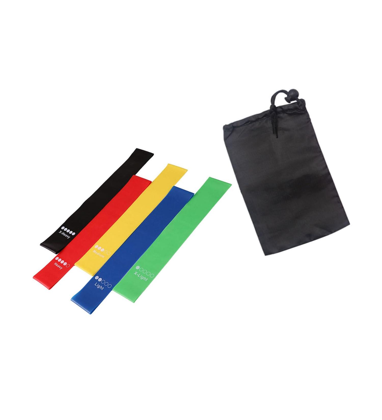 5Pcs Workout Rings Band Resistance Band Legs And Butt Hip Circles Resistance Band Nonslip Resistance Rings Exercise Band - Buy Online on GoSupps.com