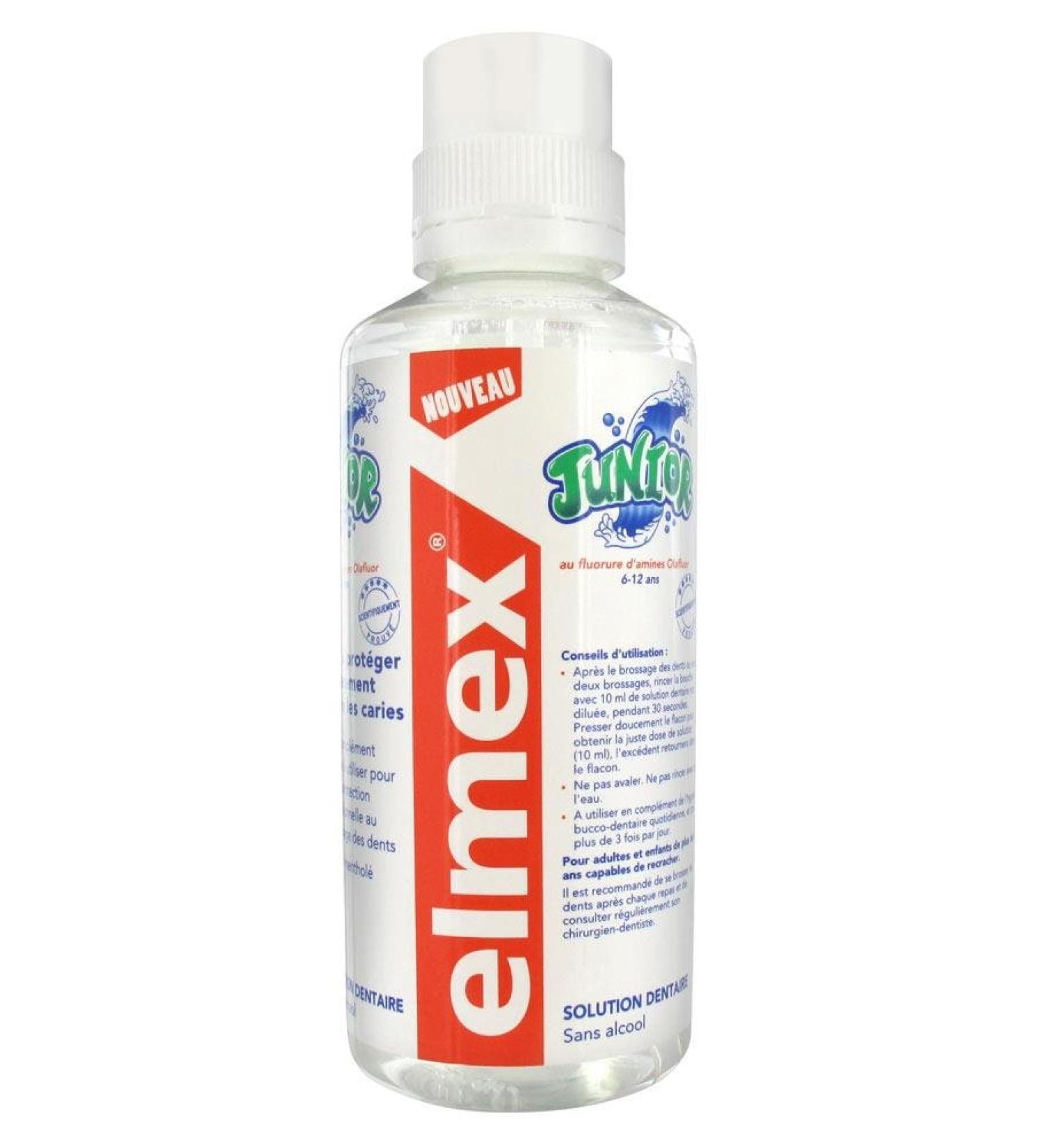 Elmex Junior Mouthwash 400 ml / 13.33 fl oz by Elmex