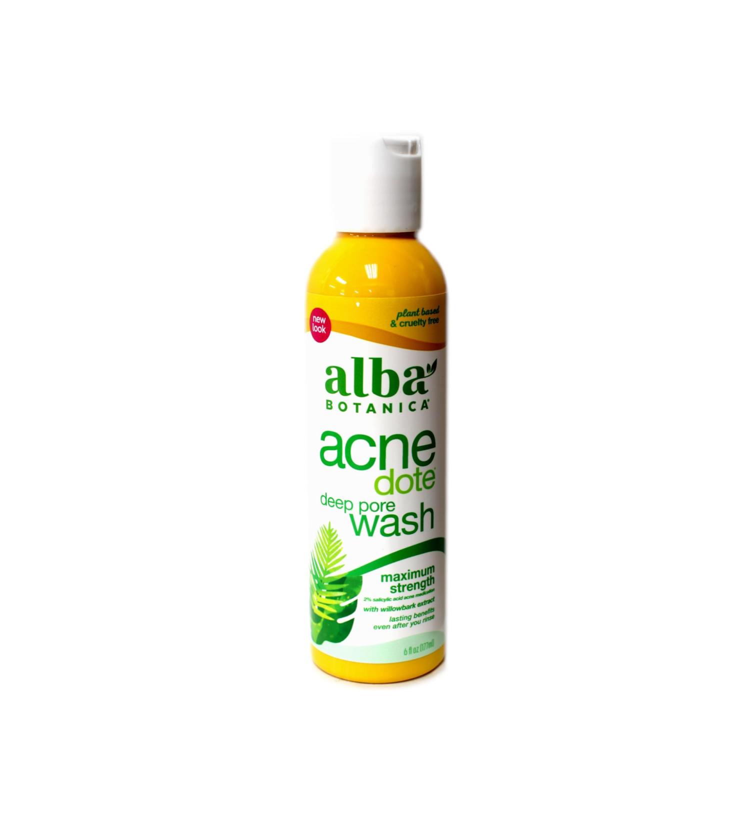 Alba Botanica Natural Acnedote Deep Pore Wash 6 oz (Pack of 7) - Buy Online on GoSupps.com