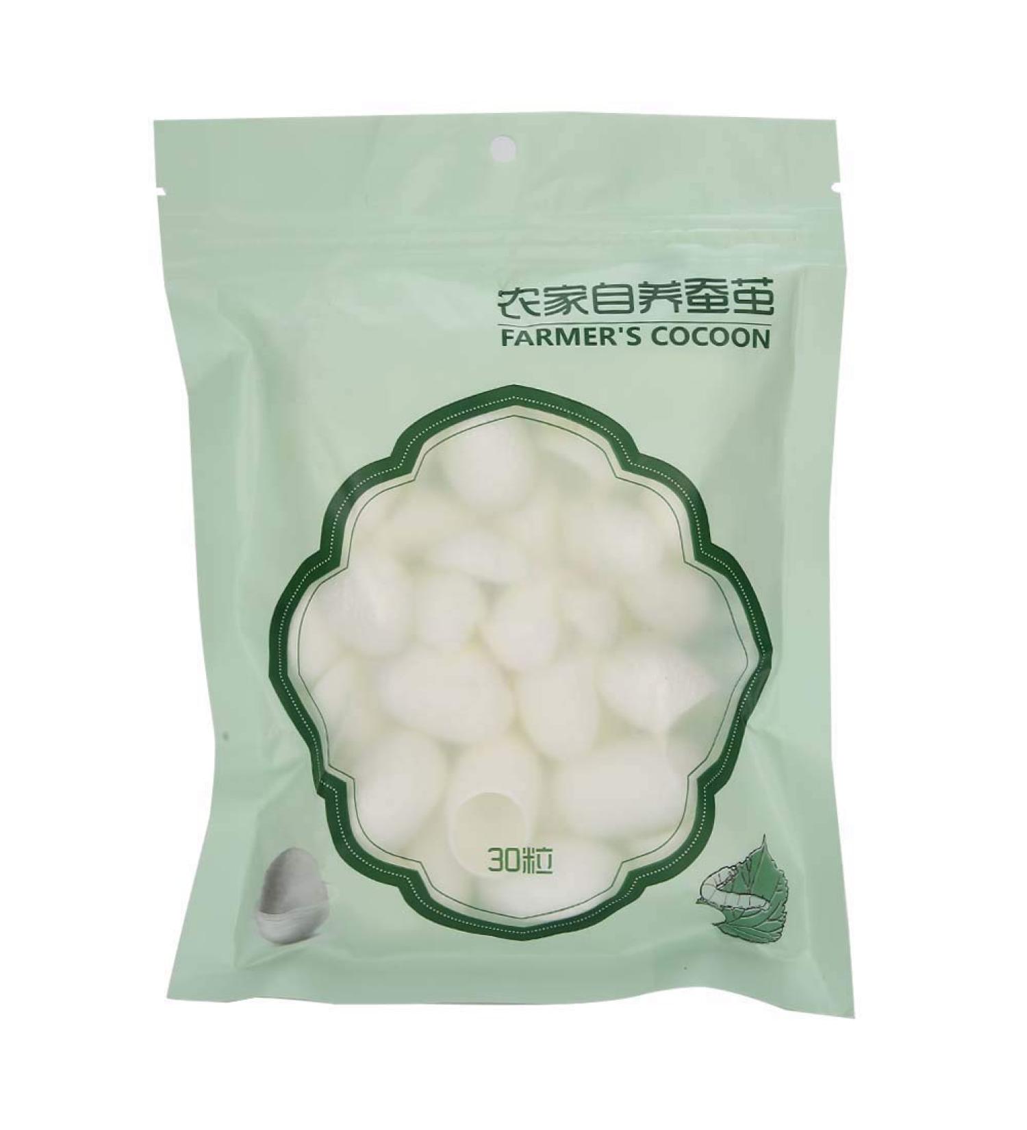 Organic Silkworm Silk Balls for Blackhead Removal - 30pcs Makeup Removal & Exfoliating Skincare - Buy Online on GoSupps.com