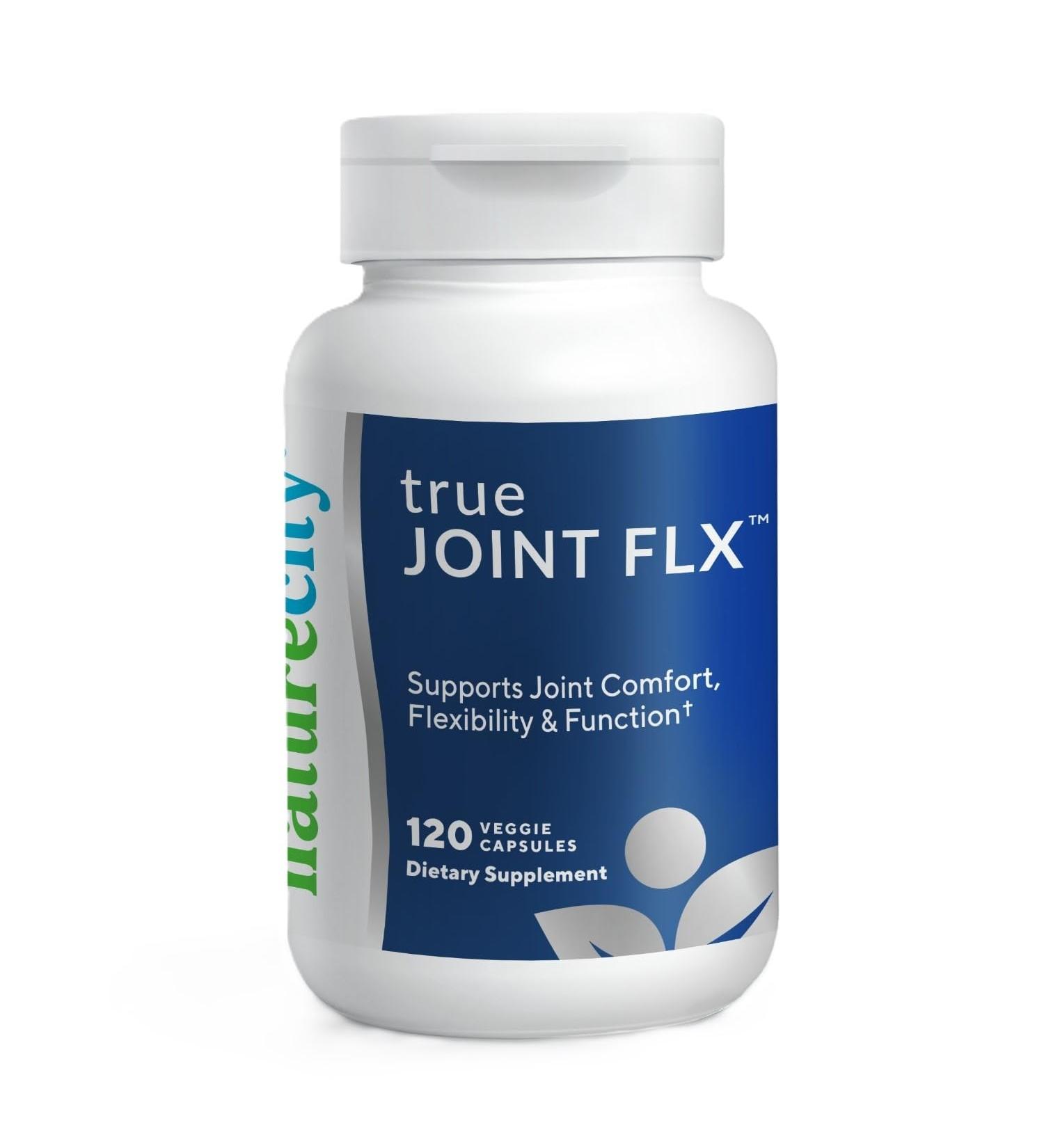 True-Joint FLX Joint Supplement (120 Capsules) | Enhance Joint Comfort Flexibility & Mobility | TamaFlex NEM Eggshell Membrane Levagen+ PEA & CuberUp - Buy Online on GoSupps.com