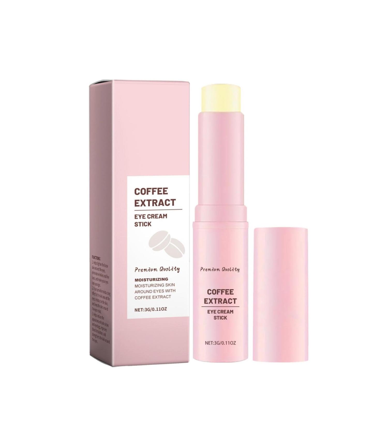 Coffee Moisturizing Eye Cream Stick Wrinkle Firming Eye Cream Effectively Reduce Wrinkles And Brightens Skin Tone Suitable For A Variety Of Skin Uses - Buy Online on GoSupps.com
