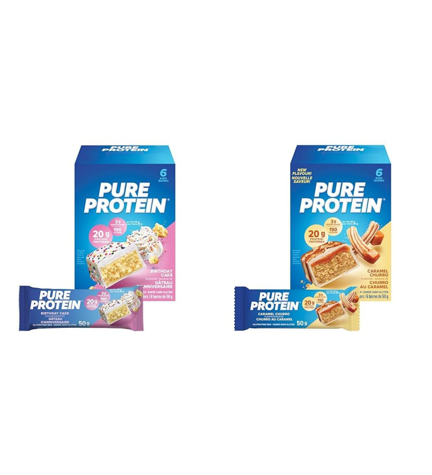 Pure Protein Bars - Nutritious Gluten Free protein bar & Bars - Nutritious Gluten Free protein bar - Buy Online on GoSupps.com