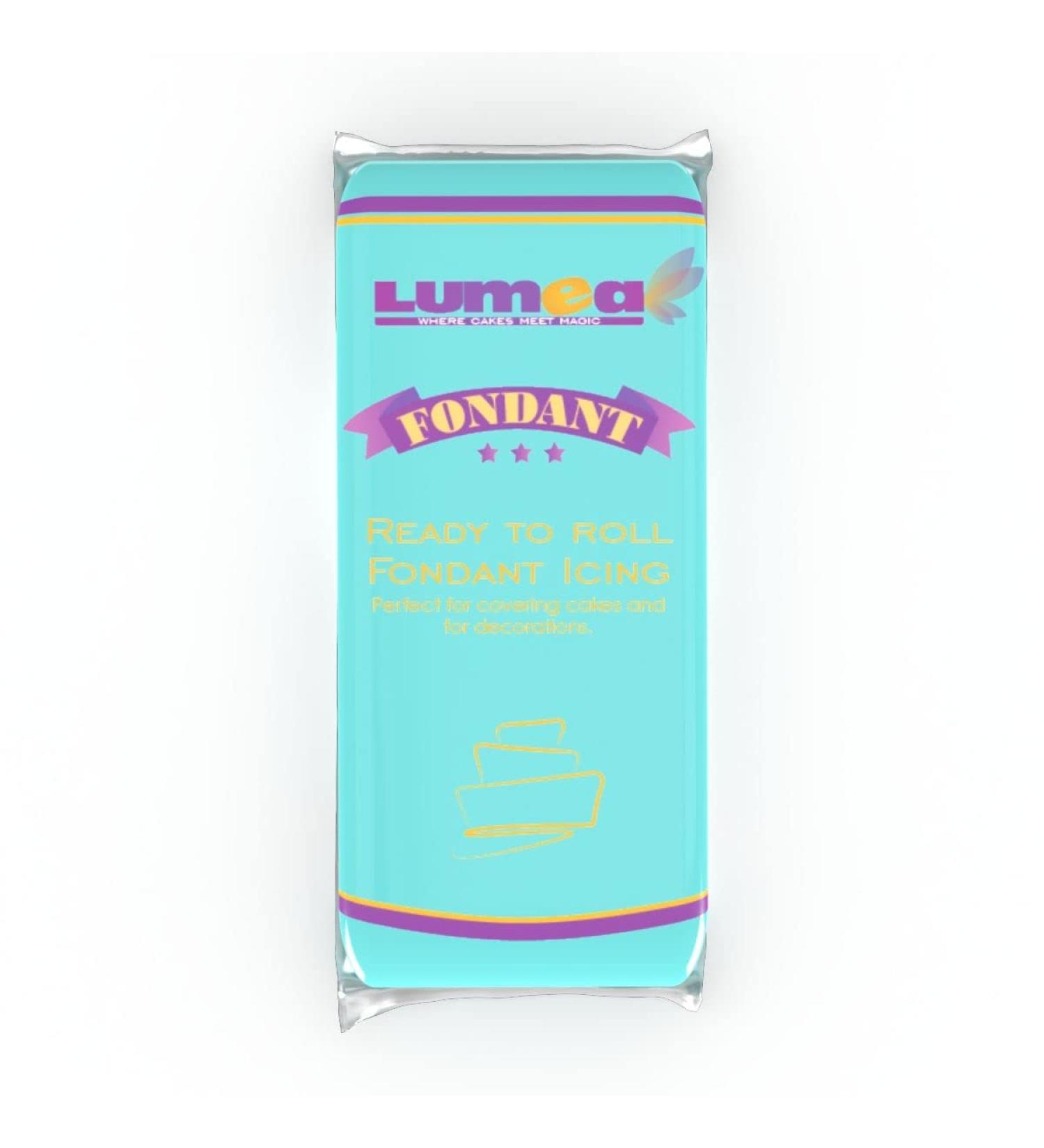 Dekozauber24 Premium Fondant 1kg | 17 Colours Soft & Flexible Cake Decoration (Sky Blue) - International Shipping Available - Buy Online on GoSupps.com