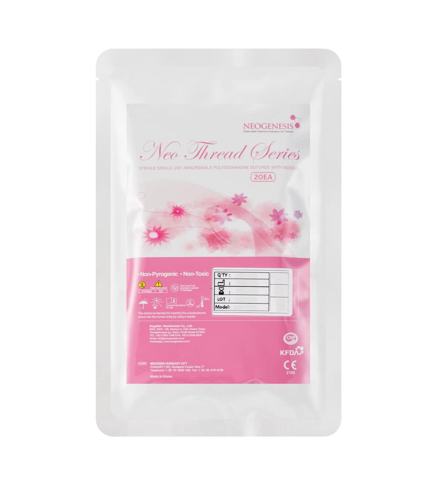 NeoGenesis PDO Multi Triple Threads for Face and Body Lift 20PCS (23G X 90MM) - Buy Online on GoSupps.com