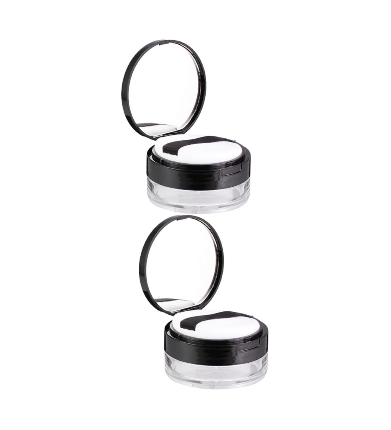 Ipetboom 2sets Powder Box Loose Powder Toiletry Containers Cosmetic Powder Cause Travel Storage Box Compact - Buy Online on GoSupps.com
