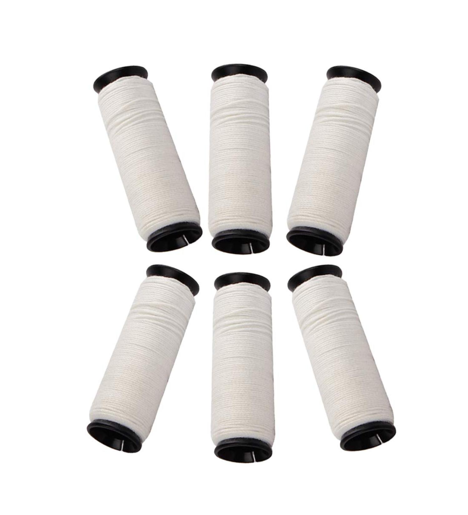 6PCS Replacement Cotton Thread for Threading Facial Body Hair Remover Thread Rolls