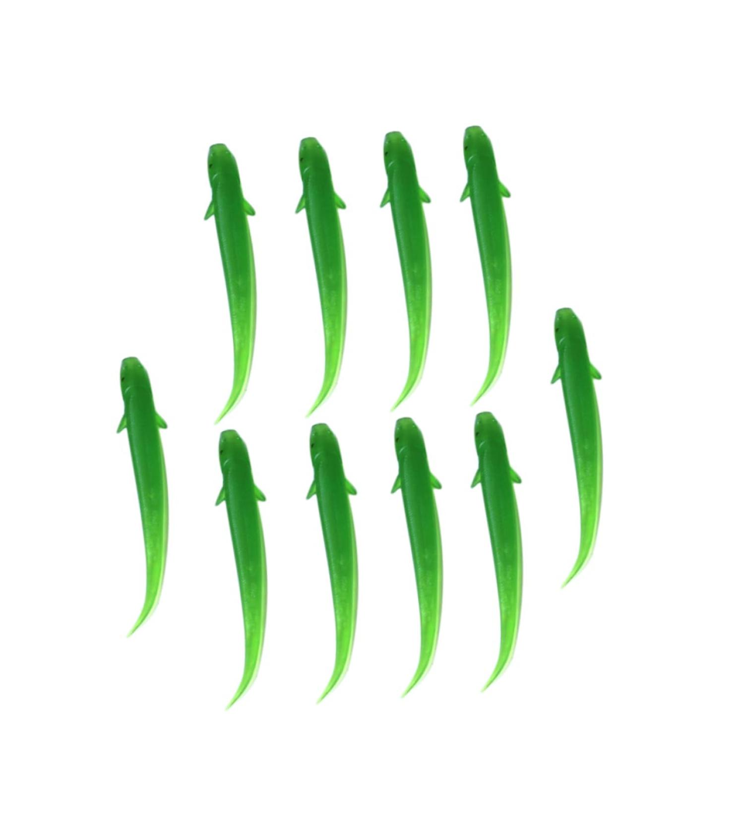Yardwe 10-Pack Lifelike Mudfish Bait - Soft Fishing Lures for Trout & Fly Fishing - Premium Artificial Bait for Lifelike Fish Attraction - Buy Online on GoSupps.com