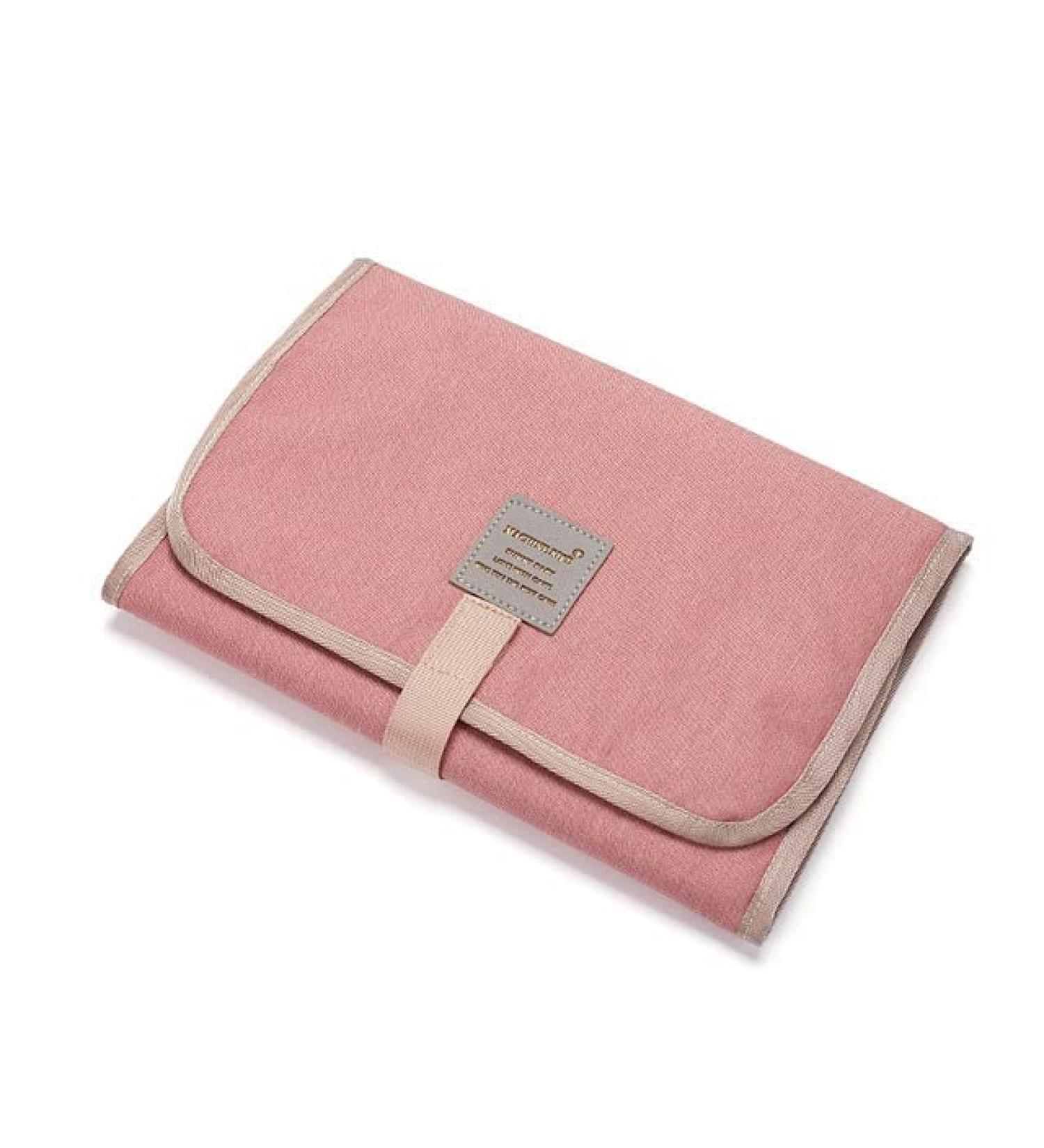 Buy Baby Mobile Changing Mat 30x60cm - Waterproof Foldable Multifunctional (Pink) | International Shipping Available - Buy Online on GoSupps.com