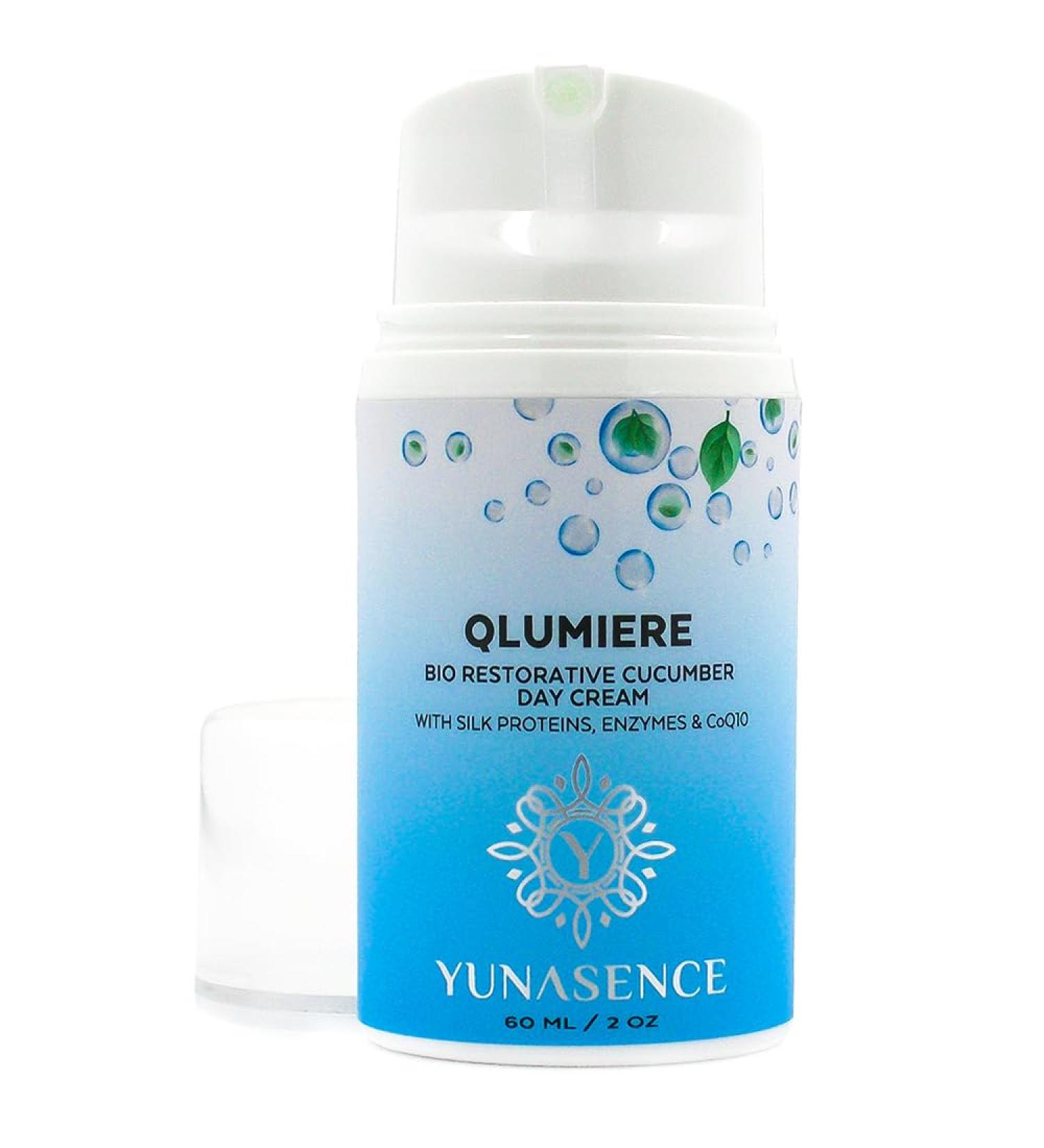 YUNASENCE QLUMIERE Bio-Restorative Cucumber Cream - Hydrating Amino Acids Hyaluronic Acid & Caviar for Soothing Skin Care - Buy Online on GoSupps.com