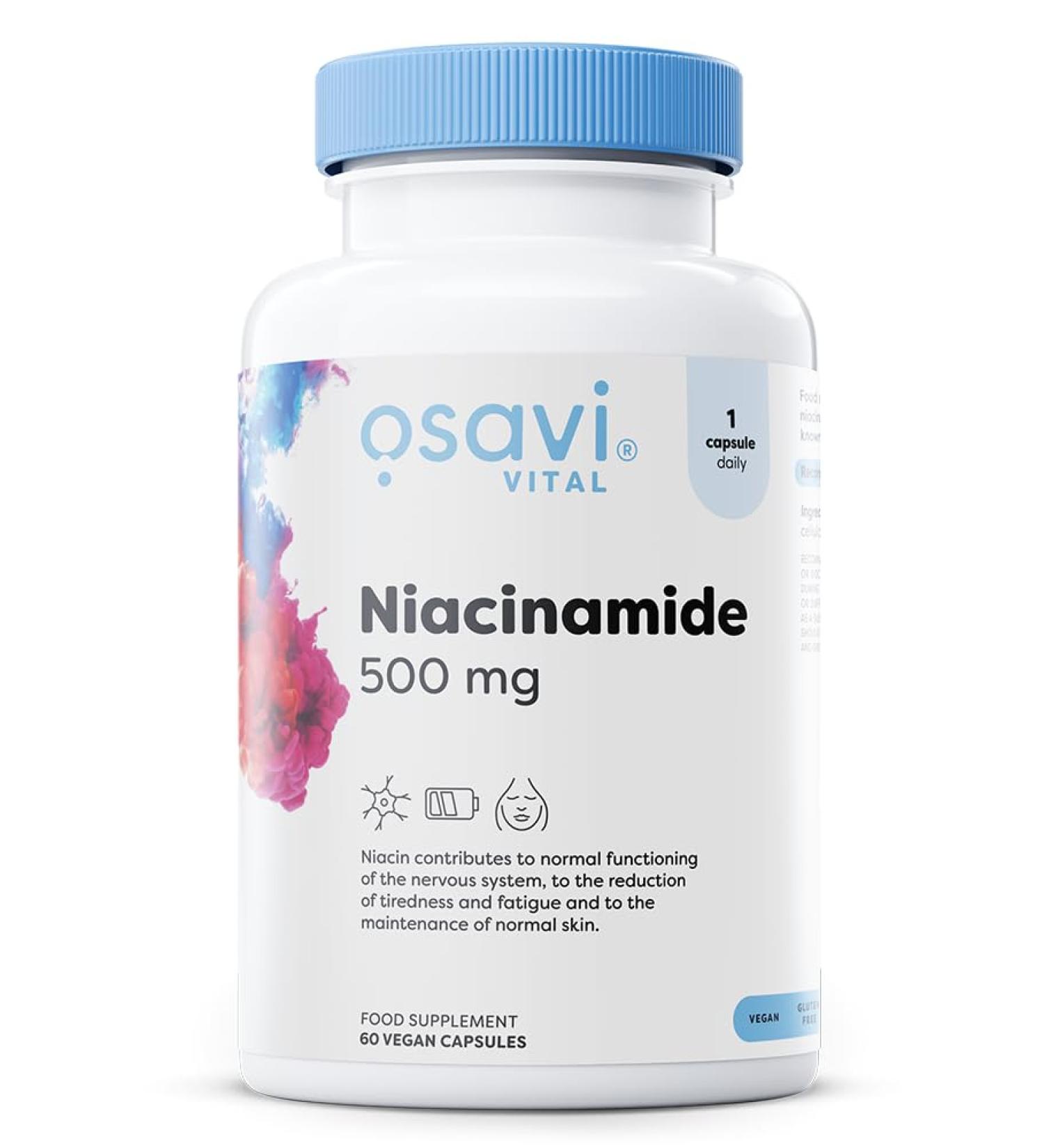 OSAVI Osavi Niacinamide 500mg - 60 vegan caps