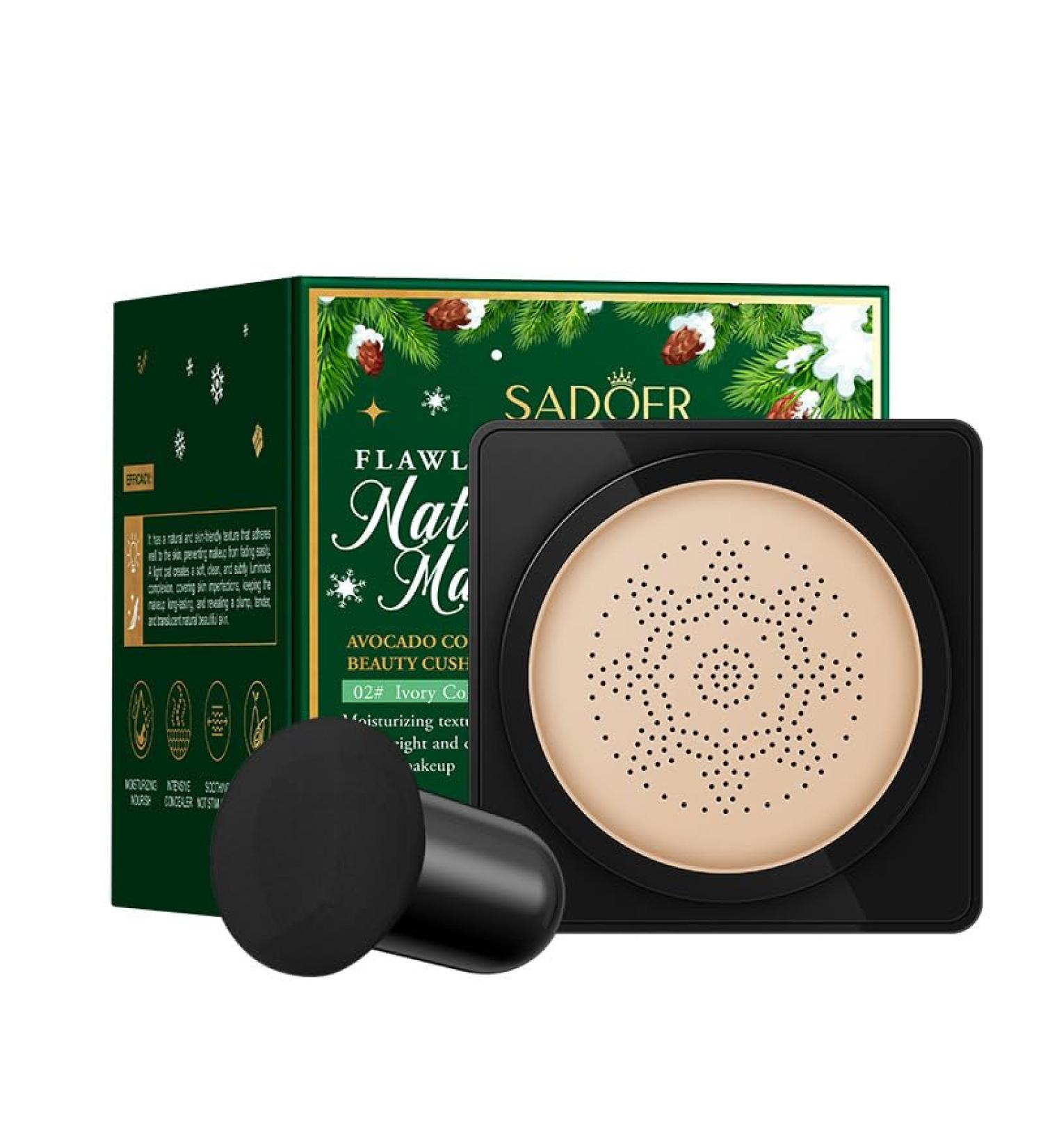 Air Cushion CC Cream Foundation Makeup BB Cream Makeup Color Correcting CC Cream Tattoo Cover Up Makeup Natural Full Coverage Foundation Moisturizing Concealer Brighten Even Skin Tone #01 Lvory #01 IVORY - Buy Online on GoSupps.com