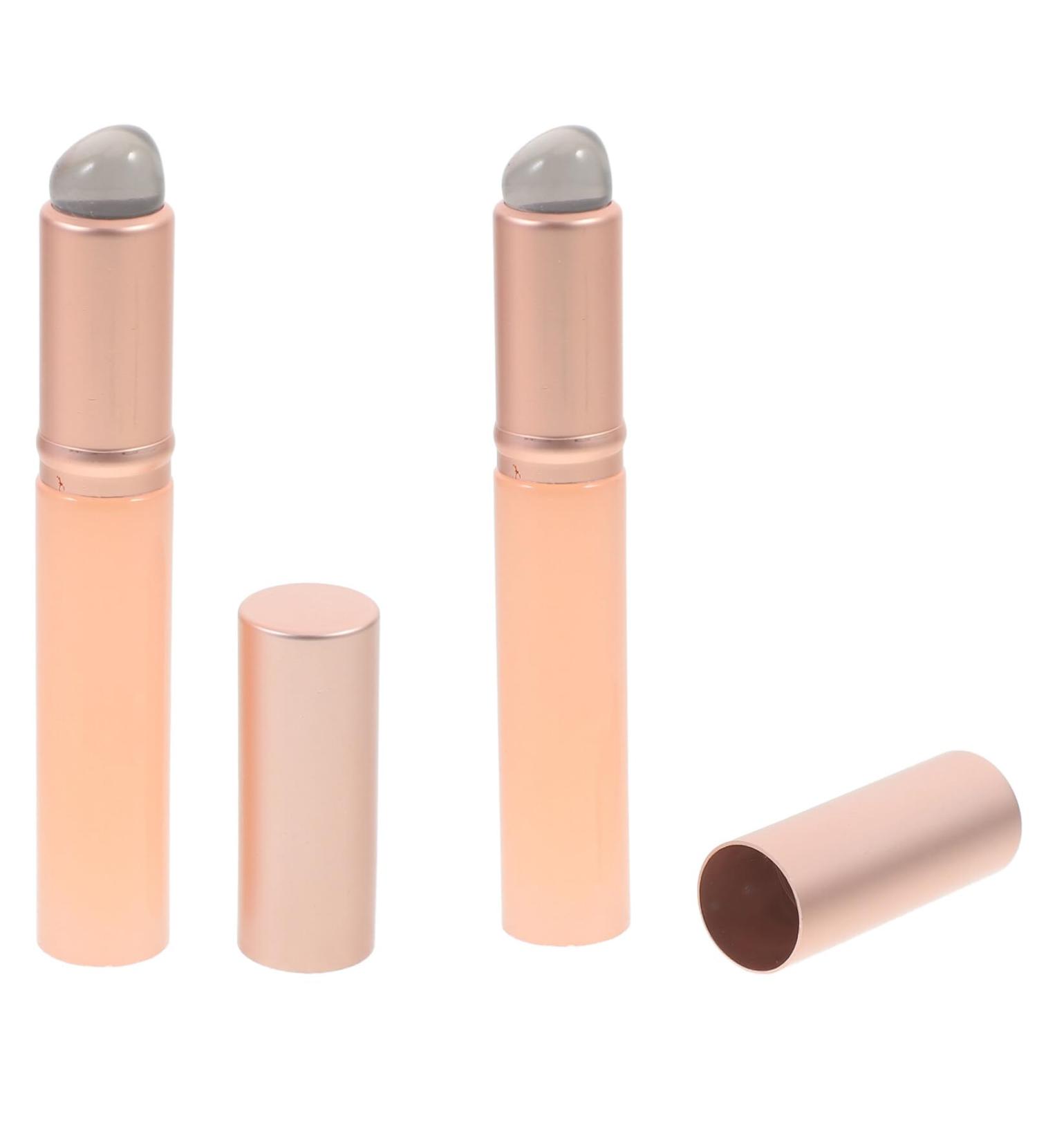 Healeved 2Pcs Silicone Lip Brushes - Reusable Lip Gloss Applicator & Lipstick Brush for Daily Makeup | International Shipping Available - Buy Online on GoSupps.com