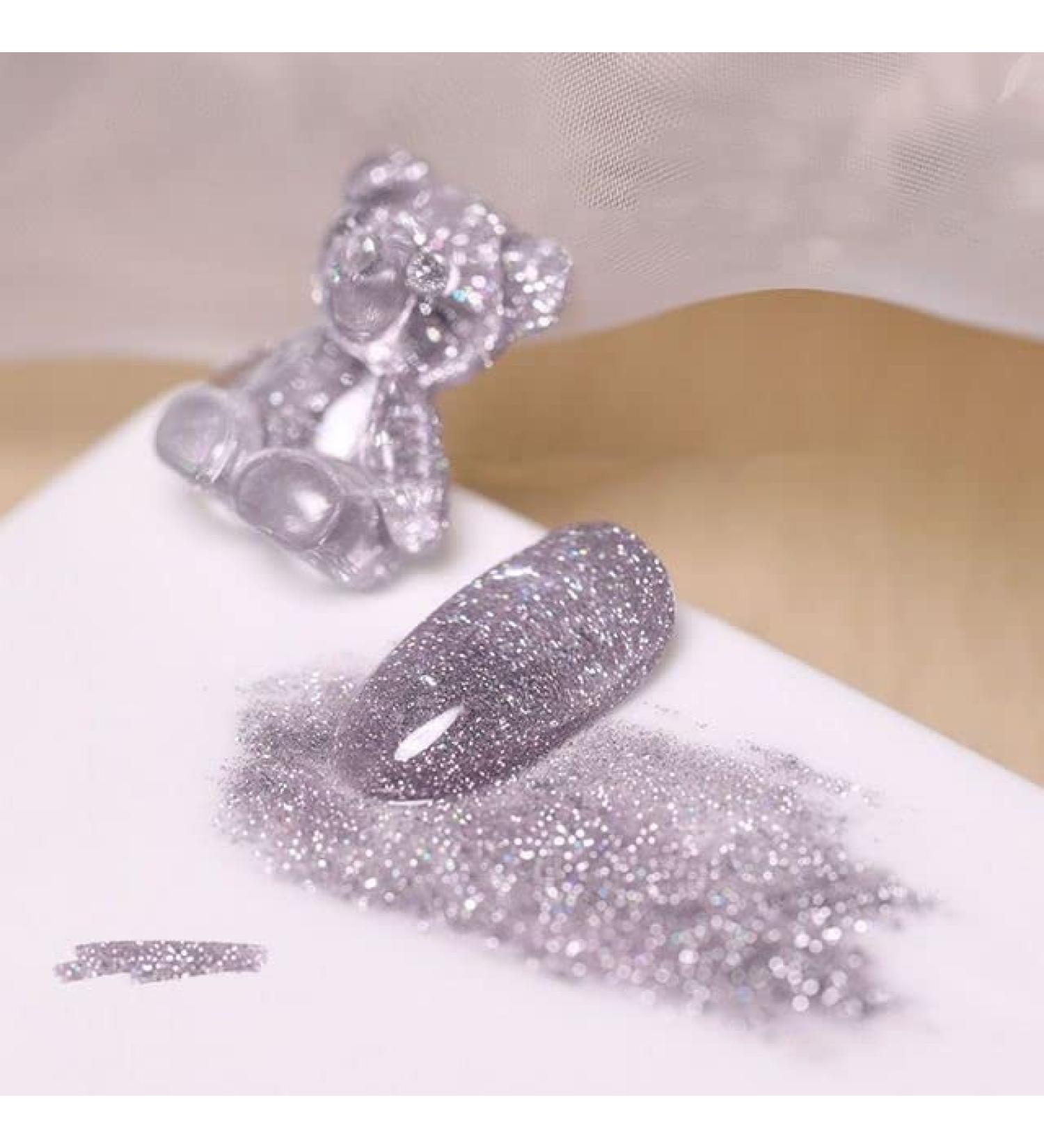 15ml UV Varnish Lacquer Soak Off Gel Nail Art Gel Nail Polish Gel Phototherapy Glue Broken Diamond Glitter Gel - (Color: 2) - Buy Online on GoSupps.com