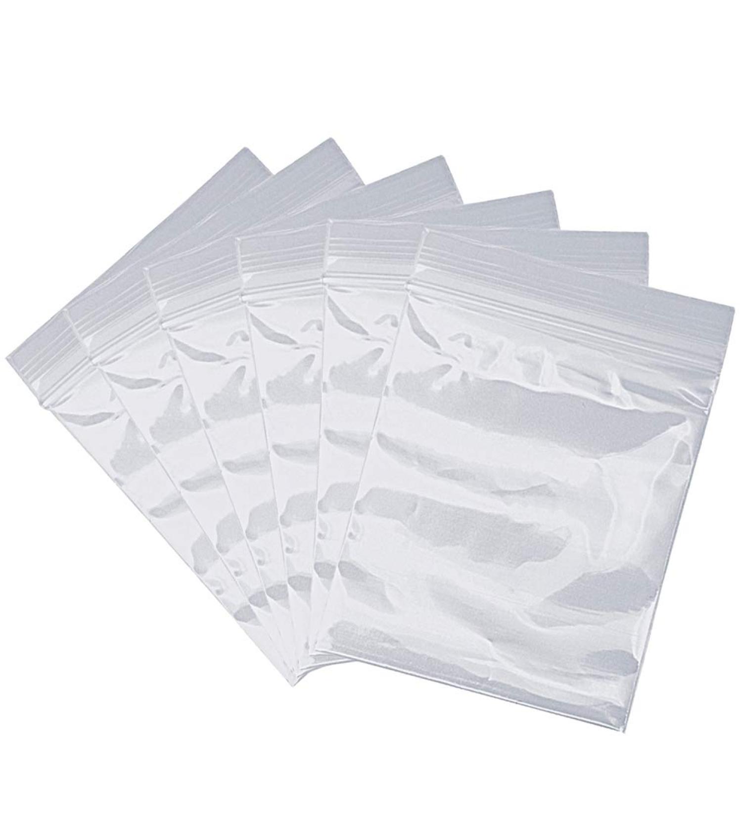 100 PCS Small Ziplock Bags 2" x 2.76" Resealable Zipper Poly Bags Small Plastic Bags Mini Ziplock Bags Clear Zip lock Bags for Jewelry Screws Storage 100 Count (Pack of 1) - Buy Online on GoSupps.com