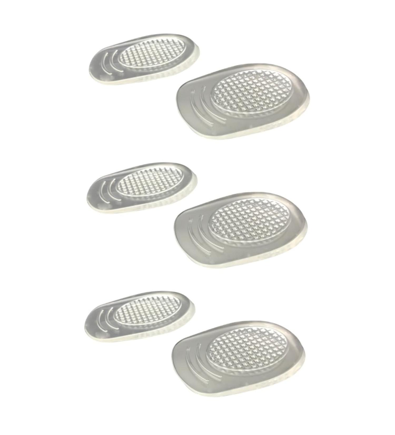 NOLITOY 12 Pairs Silicone Heel Increase Insoles - Orthotic Foot Pads for Comfort & Support - Invisible White Shoe Insoles - Buy Online on GoSupps.com