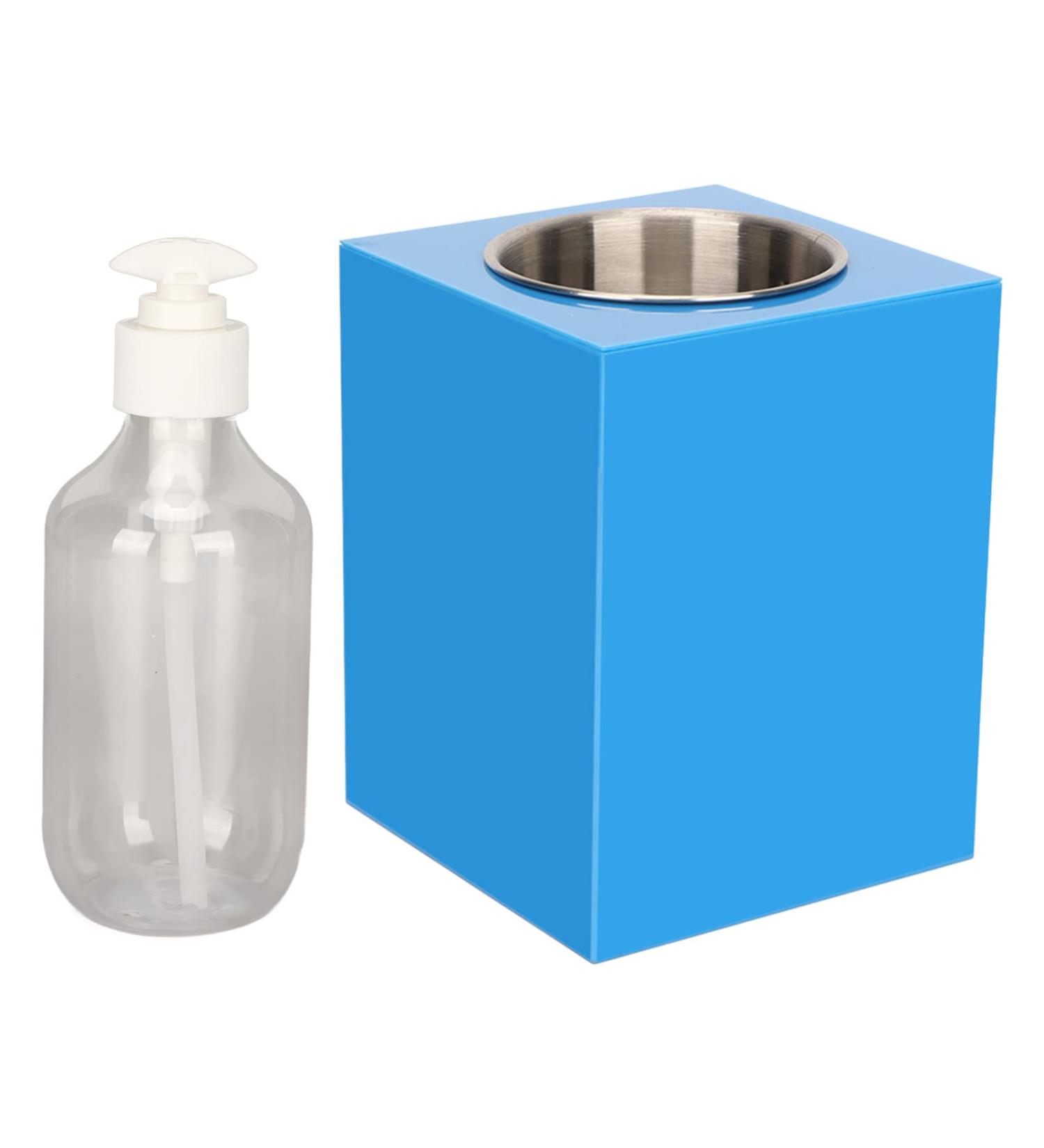 Blue Massage Oil Bottle Warmer - Fast Heating & Constant Temperature for Essential Oils Lotions & Creams - Buy Online on GoSupps.com