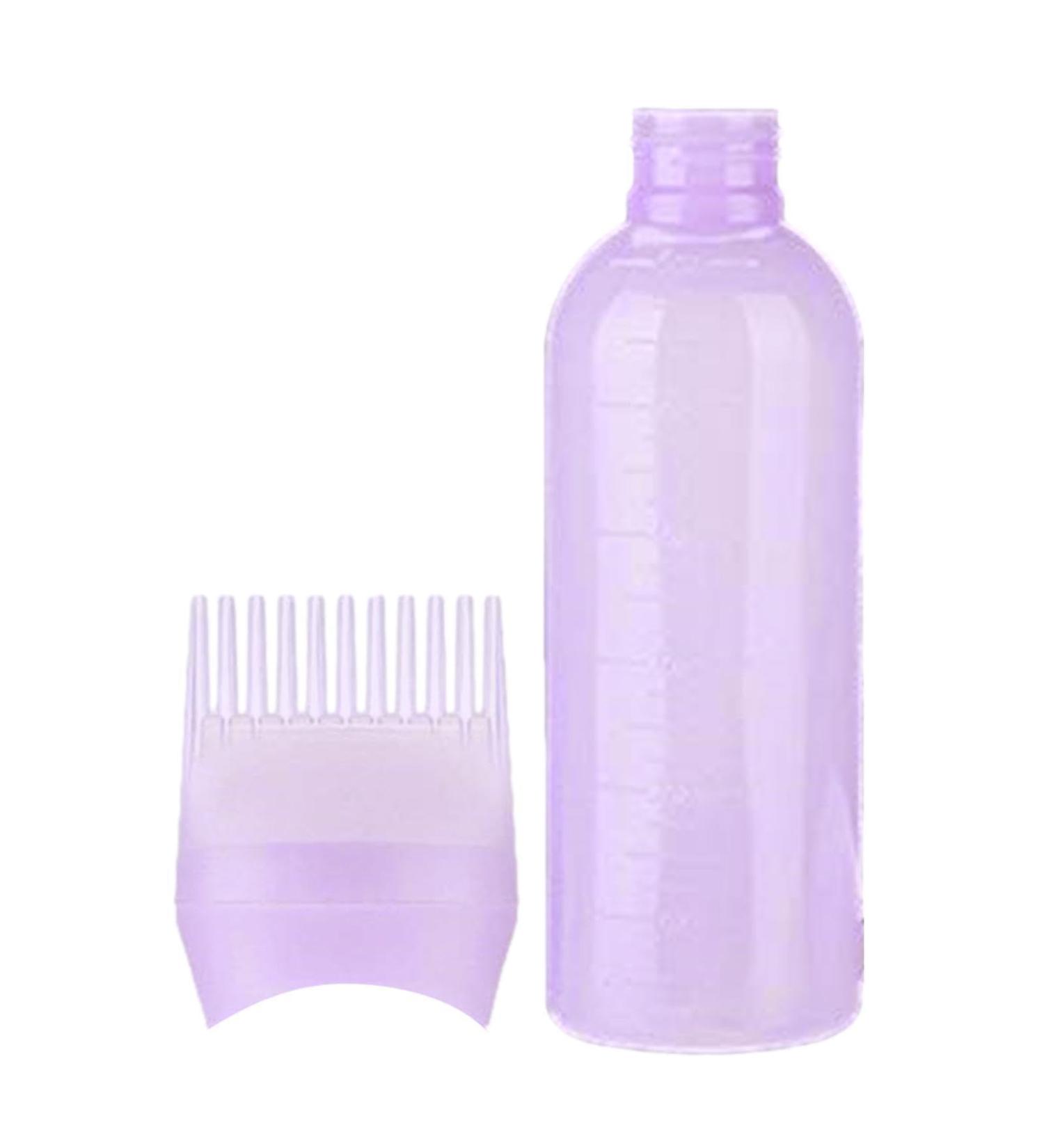 Root Comb Applicator Bottle Hair Dye Applicator Brush Applicator Bottle For Hair Root Comb Color Applicator Bottle With Graduated Scale Purple - Buy Online on GoSupps.com