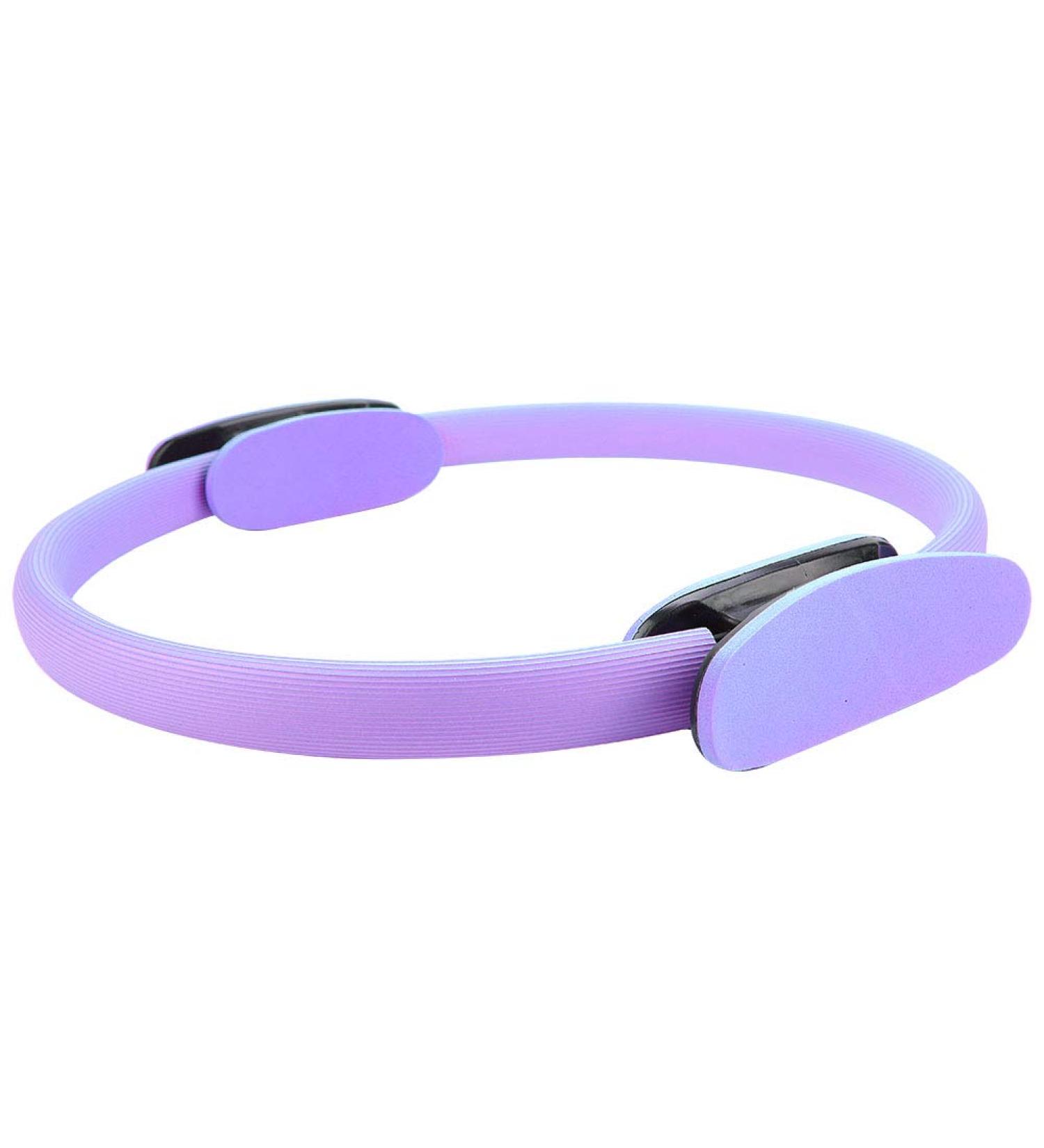Drfeify Pilates Ring - 4 Color Dual Grip Fitness Circle for Home Training | Tone Inner & Outer Thighs - Violet - Buy Online on GoSupps.com