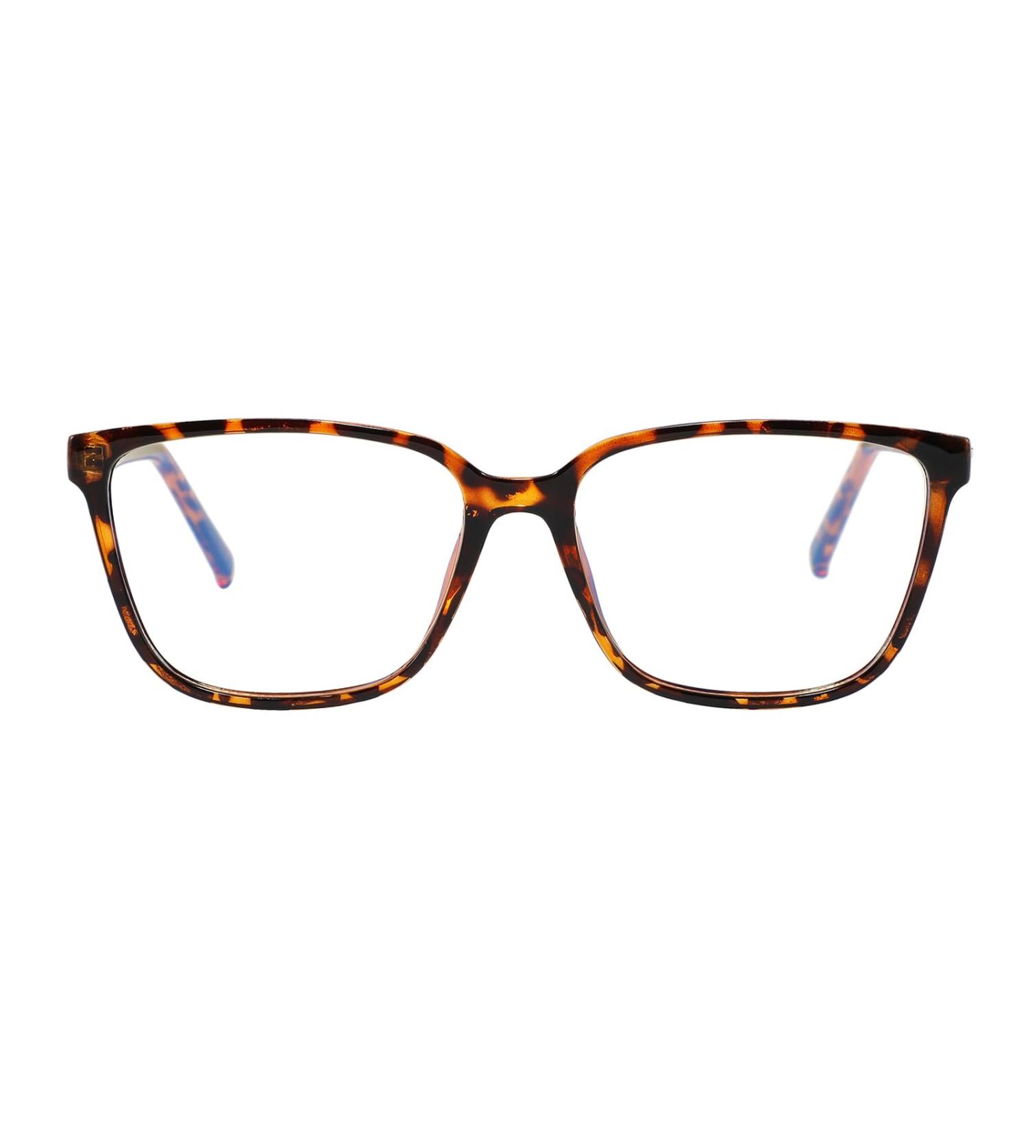 Switzerland Blue Light Blocking Glasses - Rectangular Tortoiseshell Frame for Men and Women - Buy Online on GoSupps.com