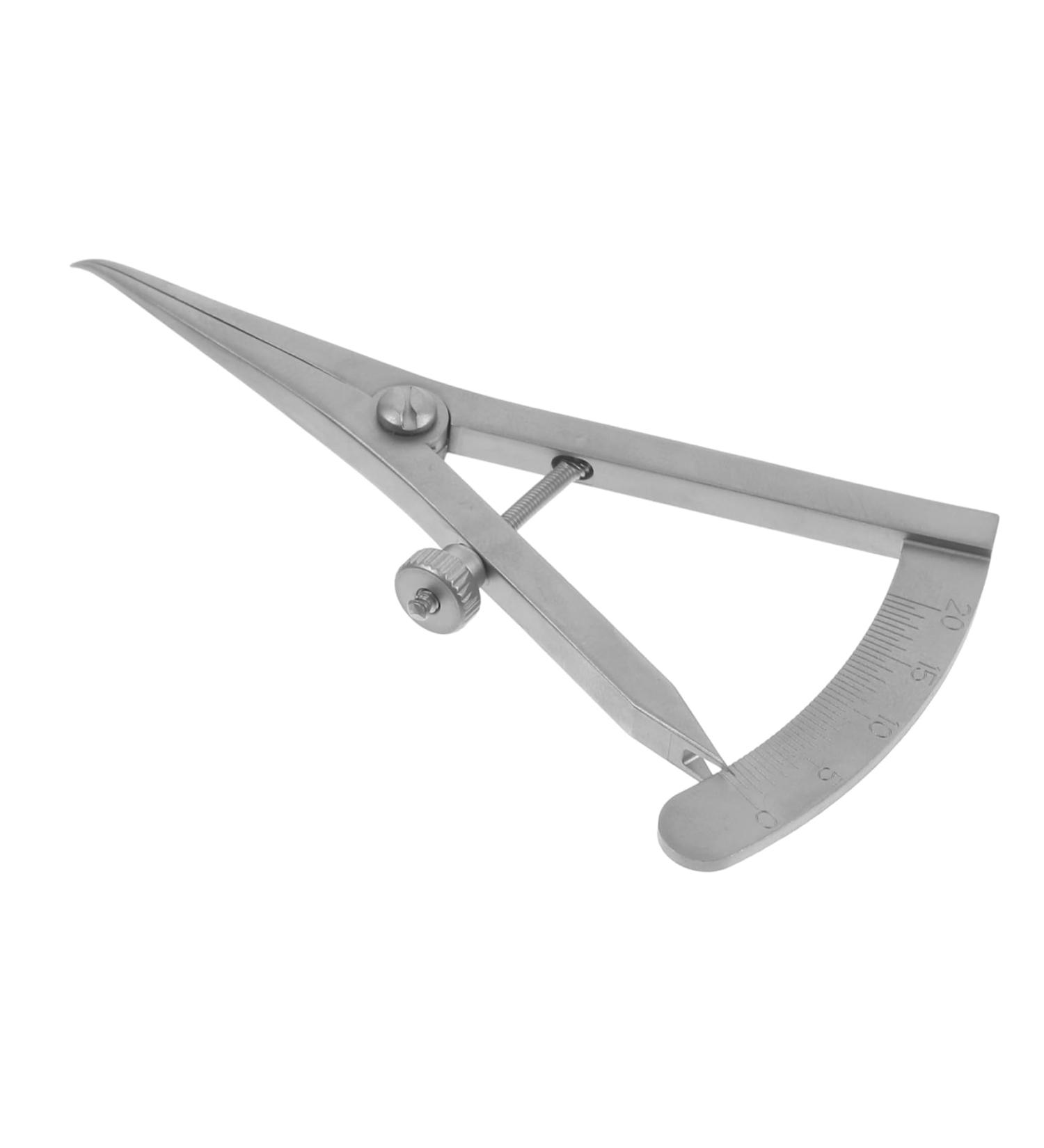 FRCOLOR Orbital Measuring Device Tools Stainless Steel Eye Gauge Stainless Steel Double Eye Gauge Eyelid Surgery Ruler Double Eyelid Measuring Eye Metal Gauge Positioning Ruler Cosmetic - Buy Online on GoSupps.com