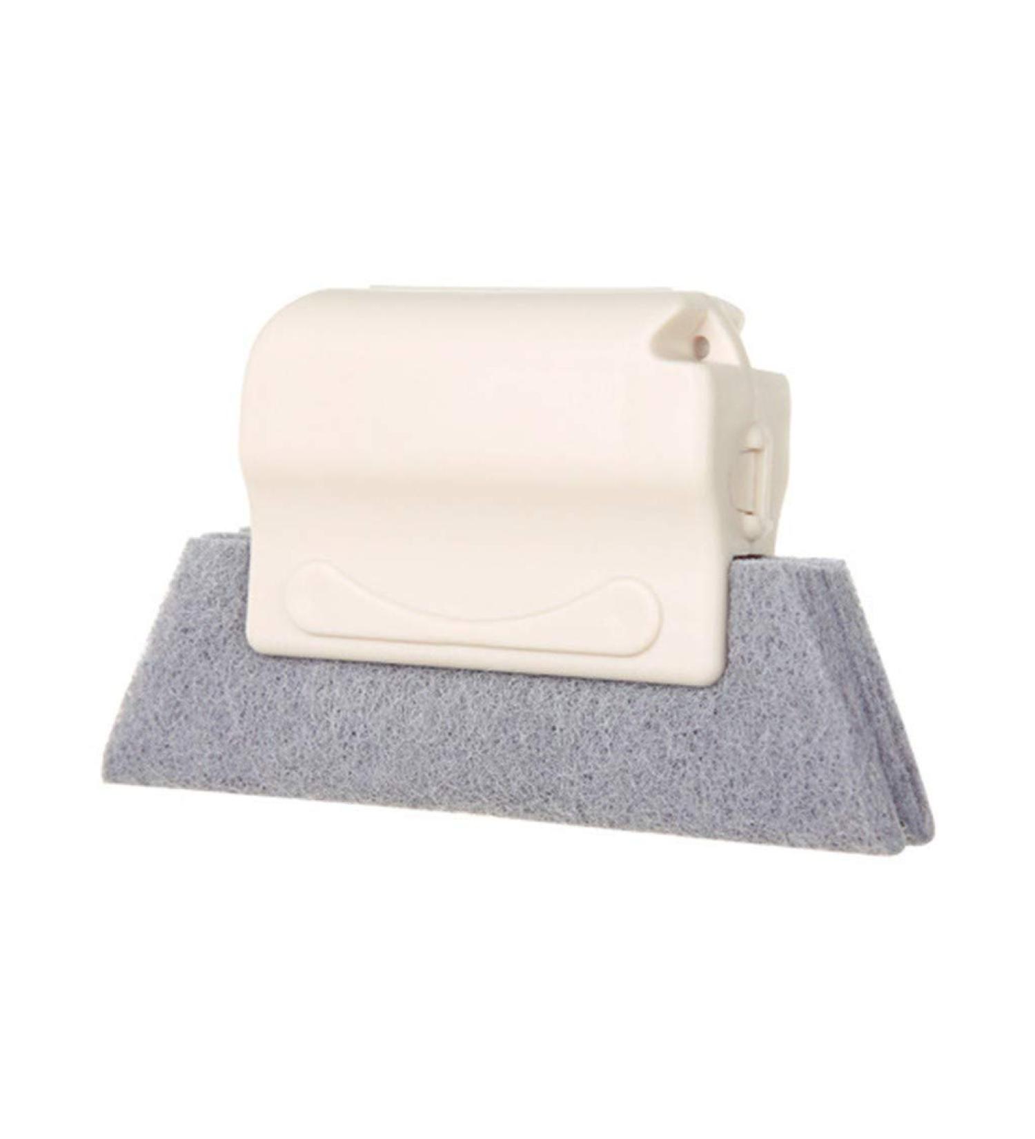 Window Cleaning Slot Brush Brush The Window To Sweep Tool Kitchen Cleaning Supplies Bathroom Scrub Brush with Long Handle (Beige One Size) Beige One Size