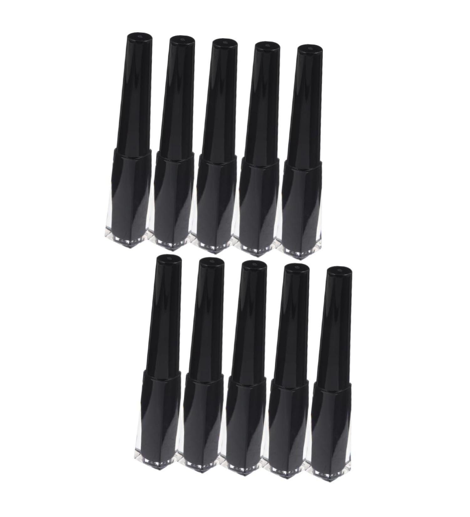 Beavorty 10 Pcs Empty Eyeliner Bottle Eyelash Glue Bottles Mascara Liquid Tubes Filling Makeup Tools Blackx2pcs 11x1.6cmx2pcs - Buy Online on GoSupps.com