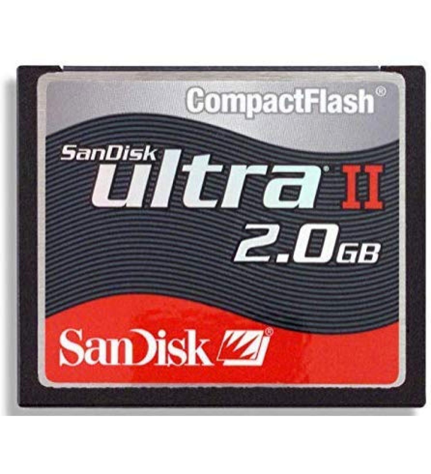 Sandisk Ultra II 2GB 15mb/s Compactflash Card