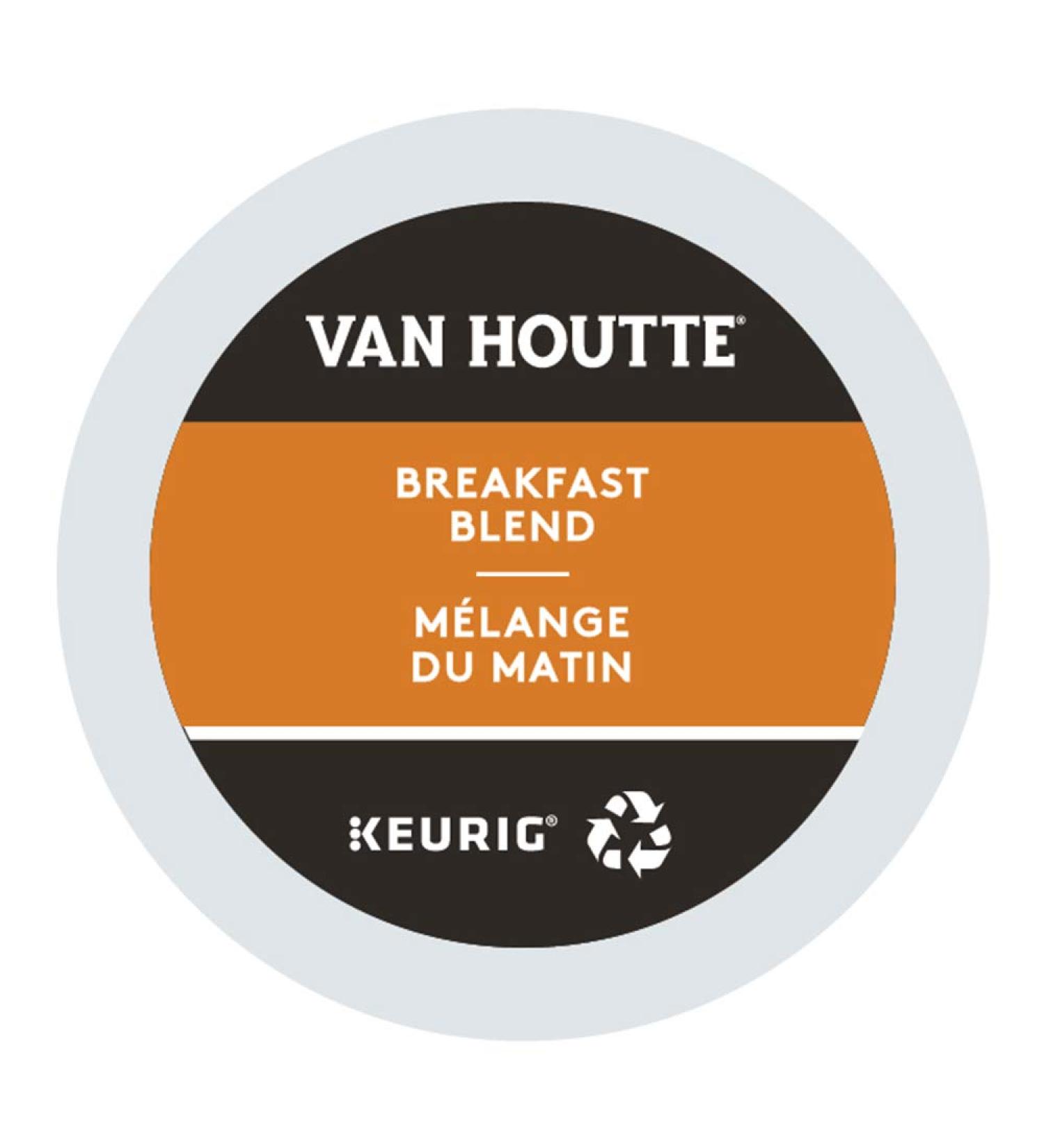 Van Houtte Breakfast Blend Single Serve Keurig K-Cup pods for Keurig brewers 48 Count 48 count (Pack of 1) Breakfast Coffee Pods - Buy Online on GoSupps.com