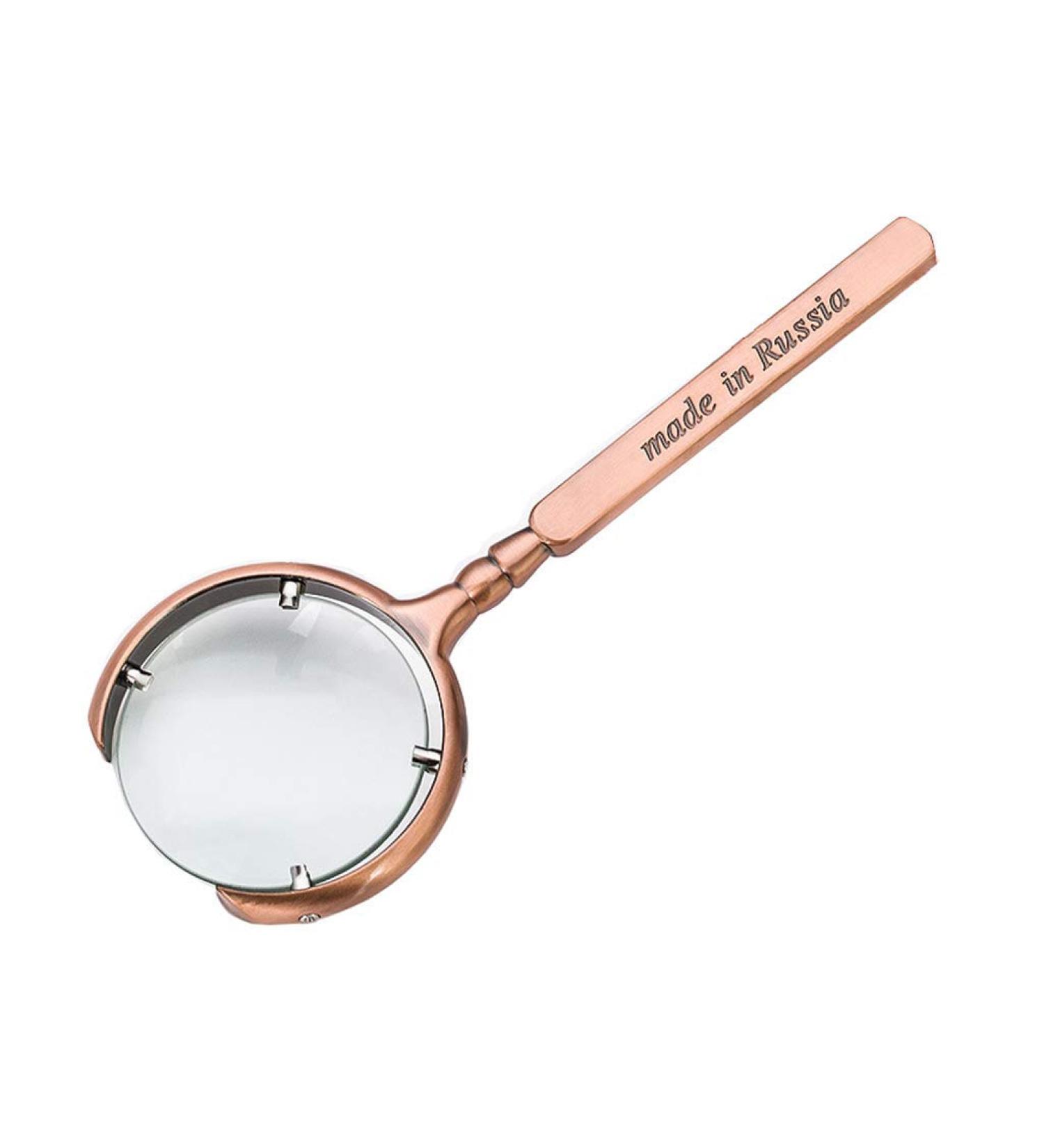 Magnifying Glass High-Definition Handheld Magnifying Glass Bronze Metal 10 Times Advanced Reading Magnifier All Metal Magnifying Glass High Magnification Magnifying Glass Made in China - Buy Online on GoSupps.com