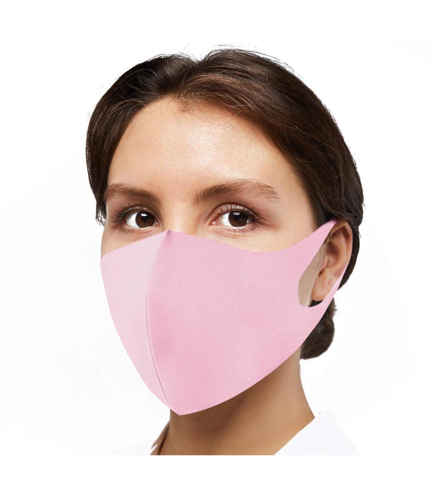 Reusable Face Mask GENERISE Stylish Face Mask x8 - Polyurethane Breathable Washable Face Mask - Unisex (Pink) - Buy Online on GoSupps.com