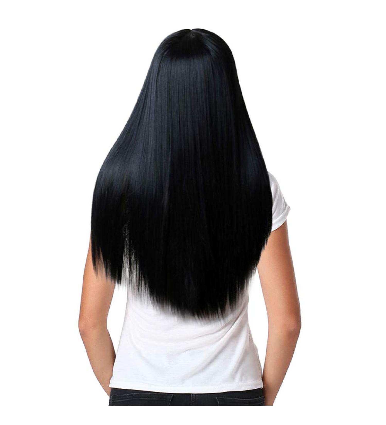 Wig Ladies Long Hair Black Women Straight Party Brazilian Curly Hair 50s 60s 70s 80s