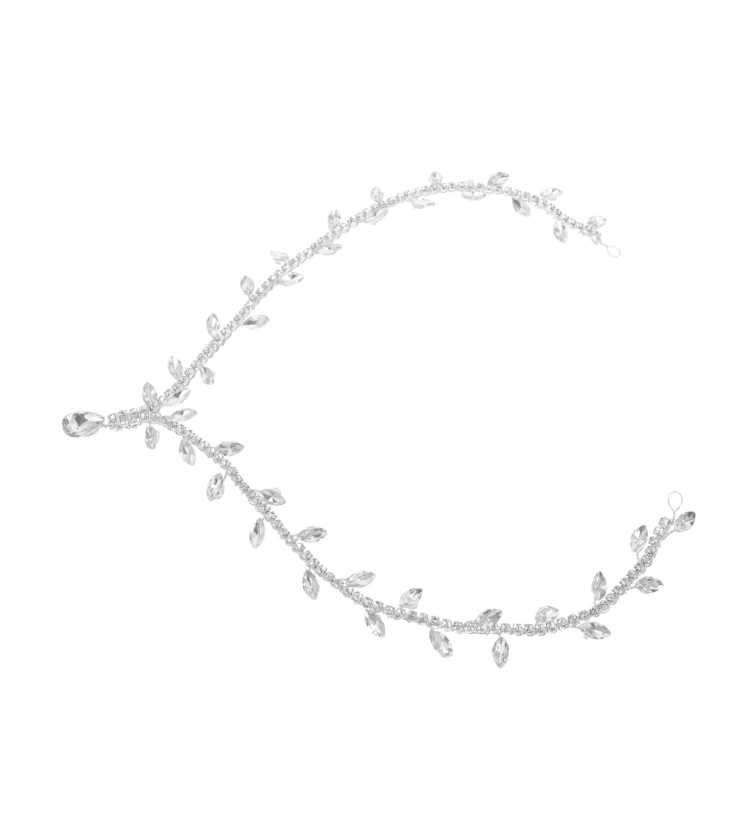 GLSTOY Bridal Headwear Forehead Headpiece Rhinestone Hair Accessory Bride Headpieces Women Head Chain Jewelry Rhinestone Head Chain Wedding Head Jewelry Rhinestone Headpiece Metal Jewelry - Buy Online on GoSupps.com