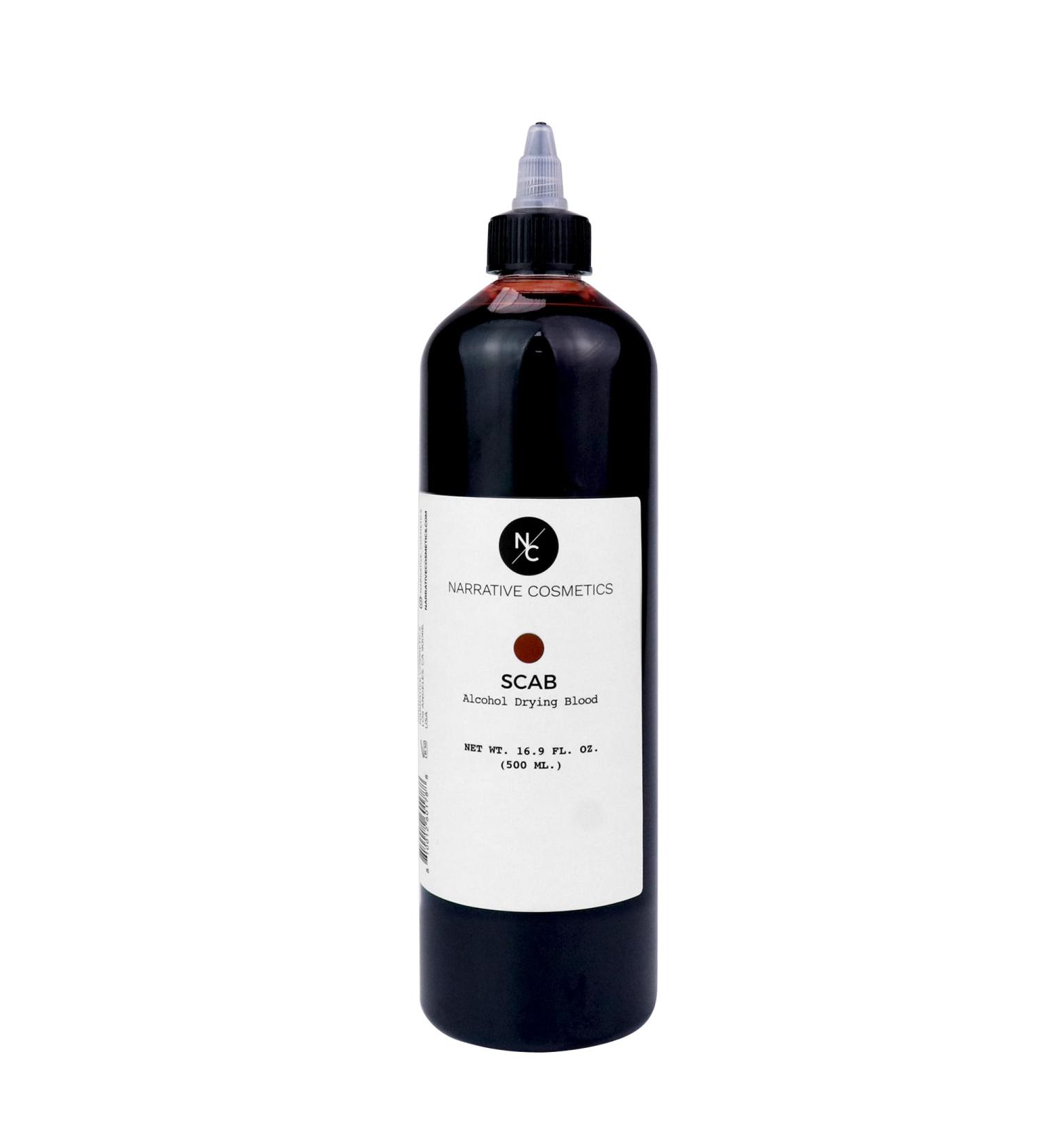 Ultra-Realistic Fake Liquid Blood for SFX Makeup - Alcohol Drying Blood for Halloween Film & Cosplay (16.9 fl oz / 500ml - Buy Online on GoSupps.com