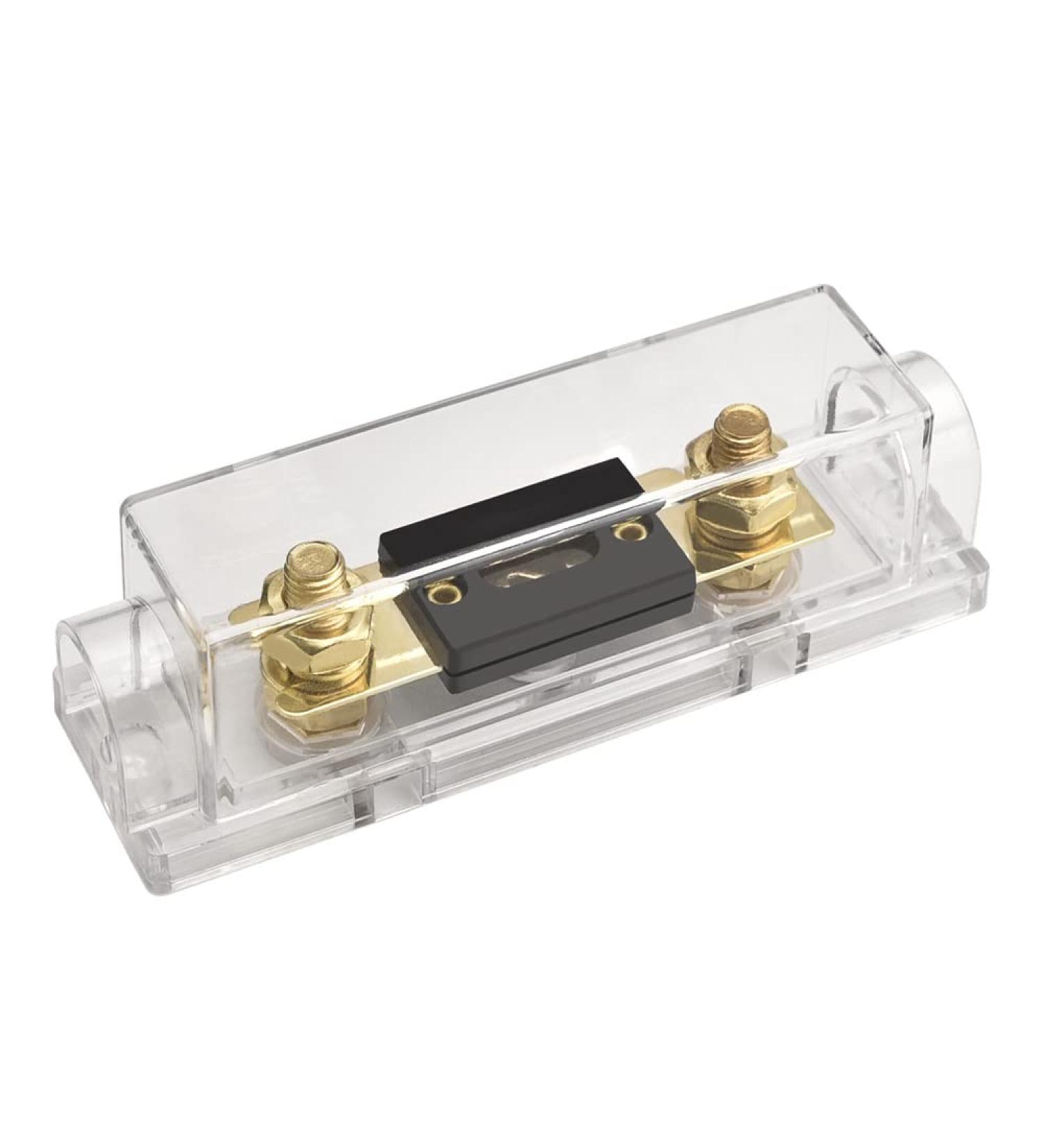 Heschen Car Audio Video Stereo ANL Fuse Holder 0 2 4 Gauge with 120Amp Fuse - High Quality In & Out Connection - Buy Online on GoSupps.com