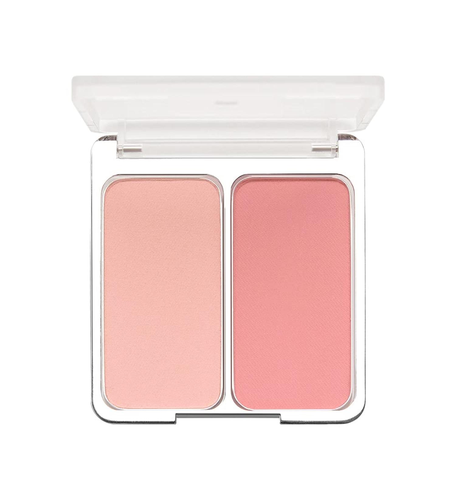 2-in-1 Cheek Tint Blush Palette: Long Lasting High Pigment Duo Compact - COCO CORAL - Buy Online on GoSupps.com