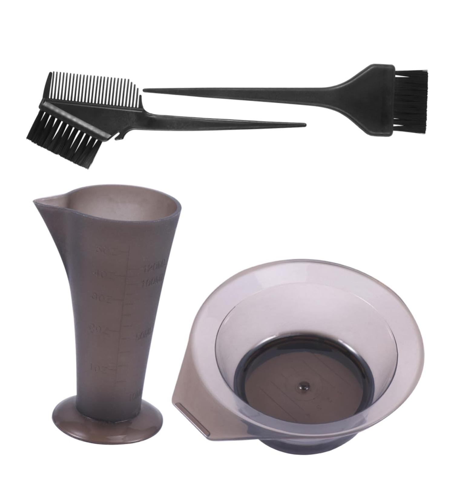 Angoily Salon Hair Coloring Dyeing Kit Hair Dyeing Bowl Tools Hair Color Tint Brush Dyeing Tool Hair Color Bowls Highlight Hair Brush Barber Hair Accessories Headset Mix - Buy Online on GoSupps.com