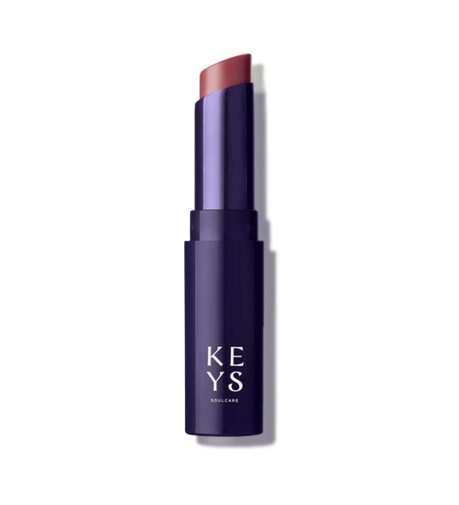 Keys Soulcare Comforting Tinted Lip Balm Moisturizes Smooths & Softens Dry Lips with Shea Butter Buildable Sheer Color Long-Lasting Vanilla Scent Devotion (Neutral Mauve) 0.1 Ounce (Pack of 1) - Buy Online on GoSupps.com