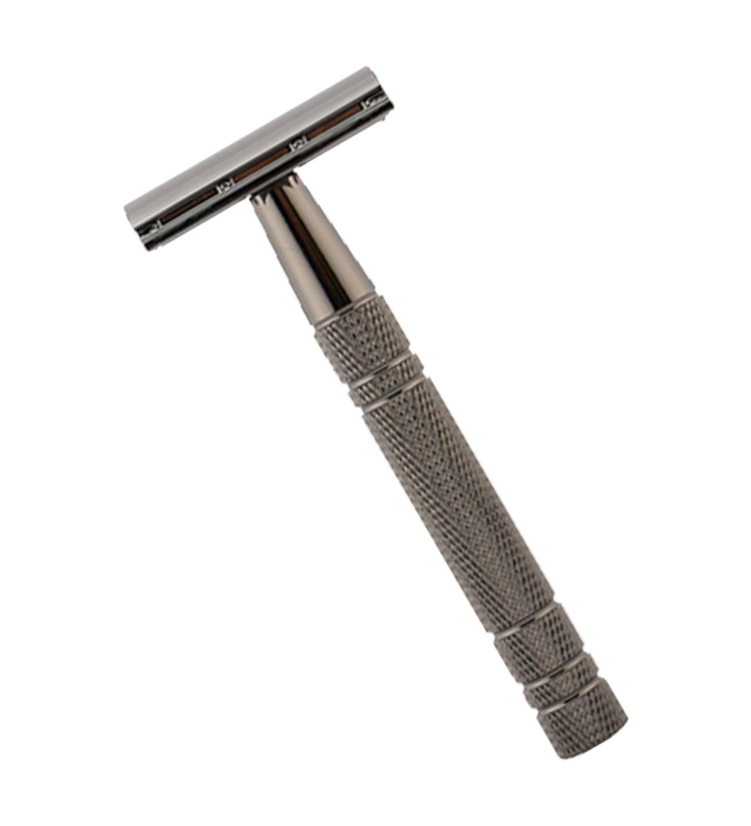 Professional Black Bartschneider for Men - 5 Blades Manual Beard & Mustache Cutter Portable & Safe Double-Sided Design - Buy Online on GoSupps.com