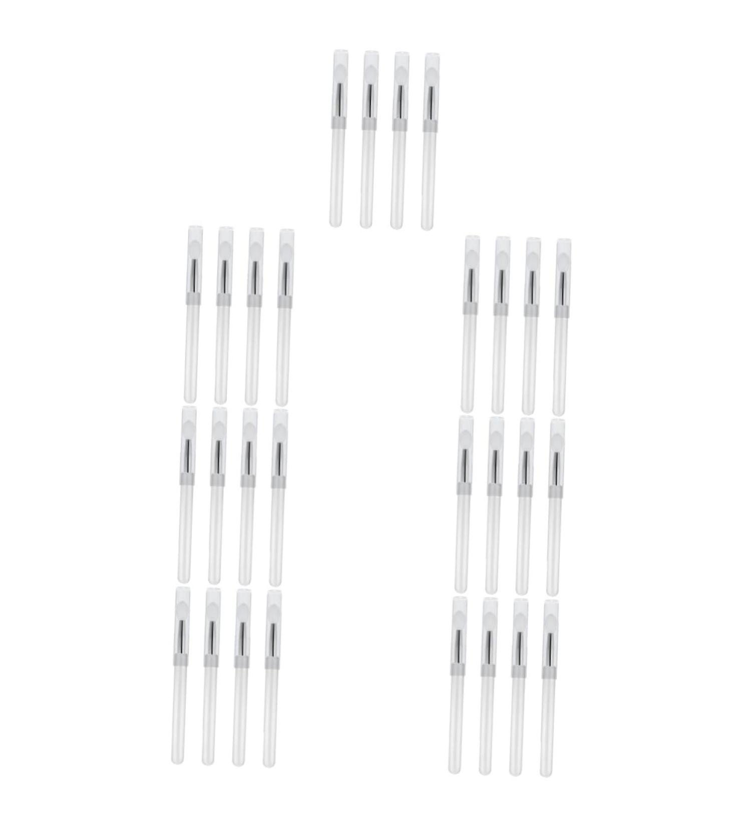 Balacoo 28 Pcs Lip Brush Set - Silicone Sponge Makeup Brushes for Travel | Disposable Lipstick Applicators & Paillette Brushes - Perfect for Cosmetics & Beauty - Buy Online on GoSupps.com
