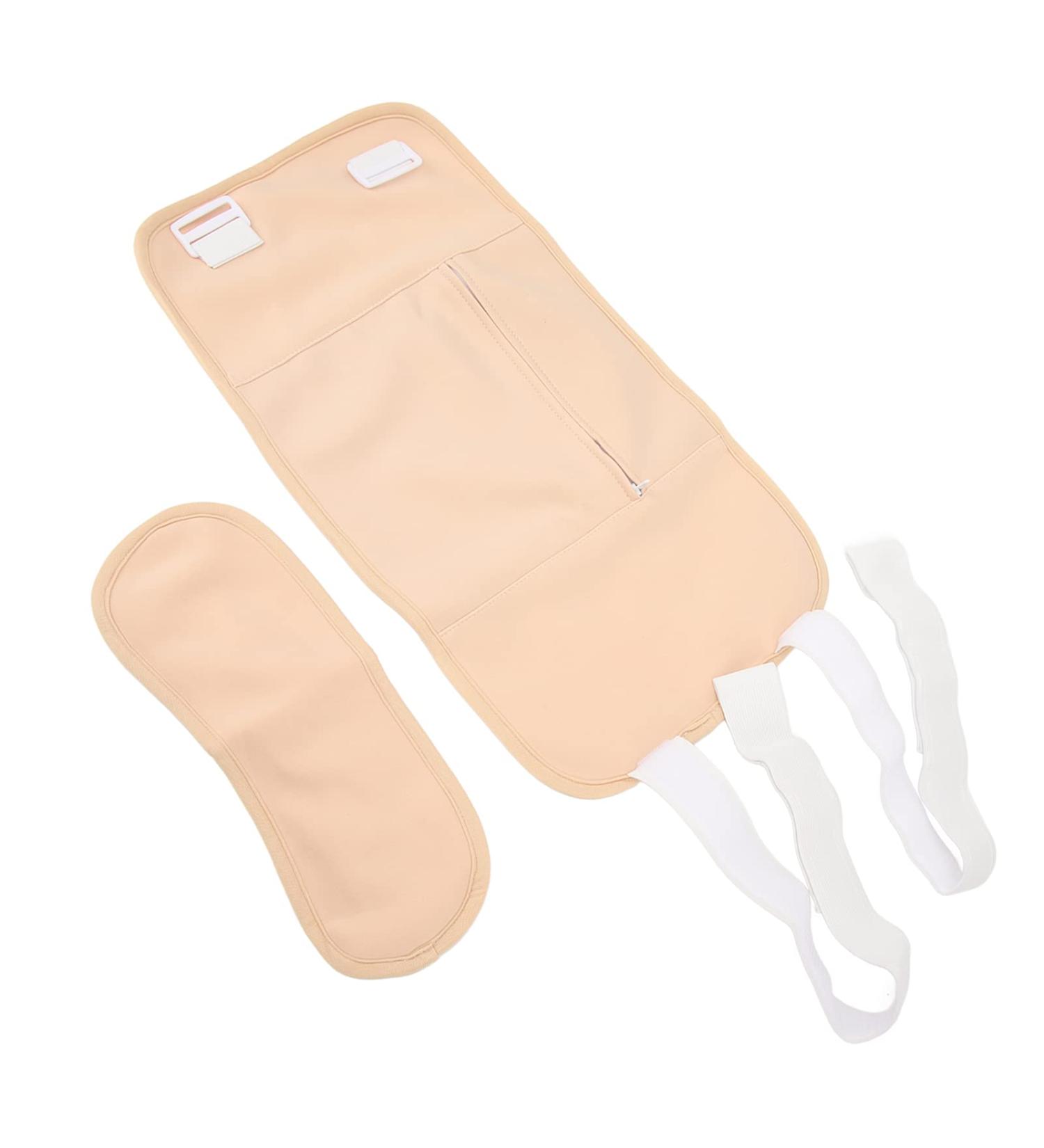 Buy Asixxsix Castor Oil Pack - Adjustable Reusable Velvet Design for Waist & Neck Relief from Thyroid Constipation & Inflammation - International Shipping Available - Buy Online on GoSupps.com