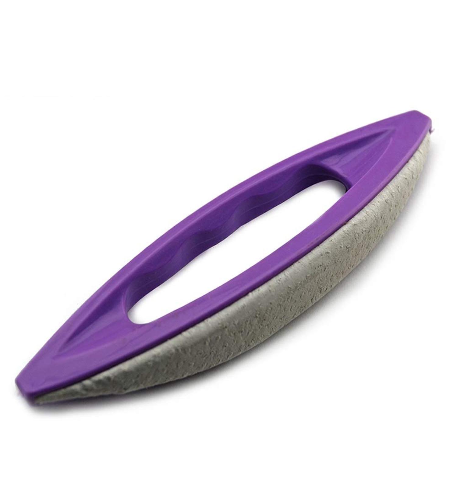 Purple Stone Nail File Nail Buffer V-Shaped Nail Cuticle Remover Manicure Tools (1#) - Buy Online on GoSupps.com